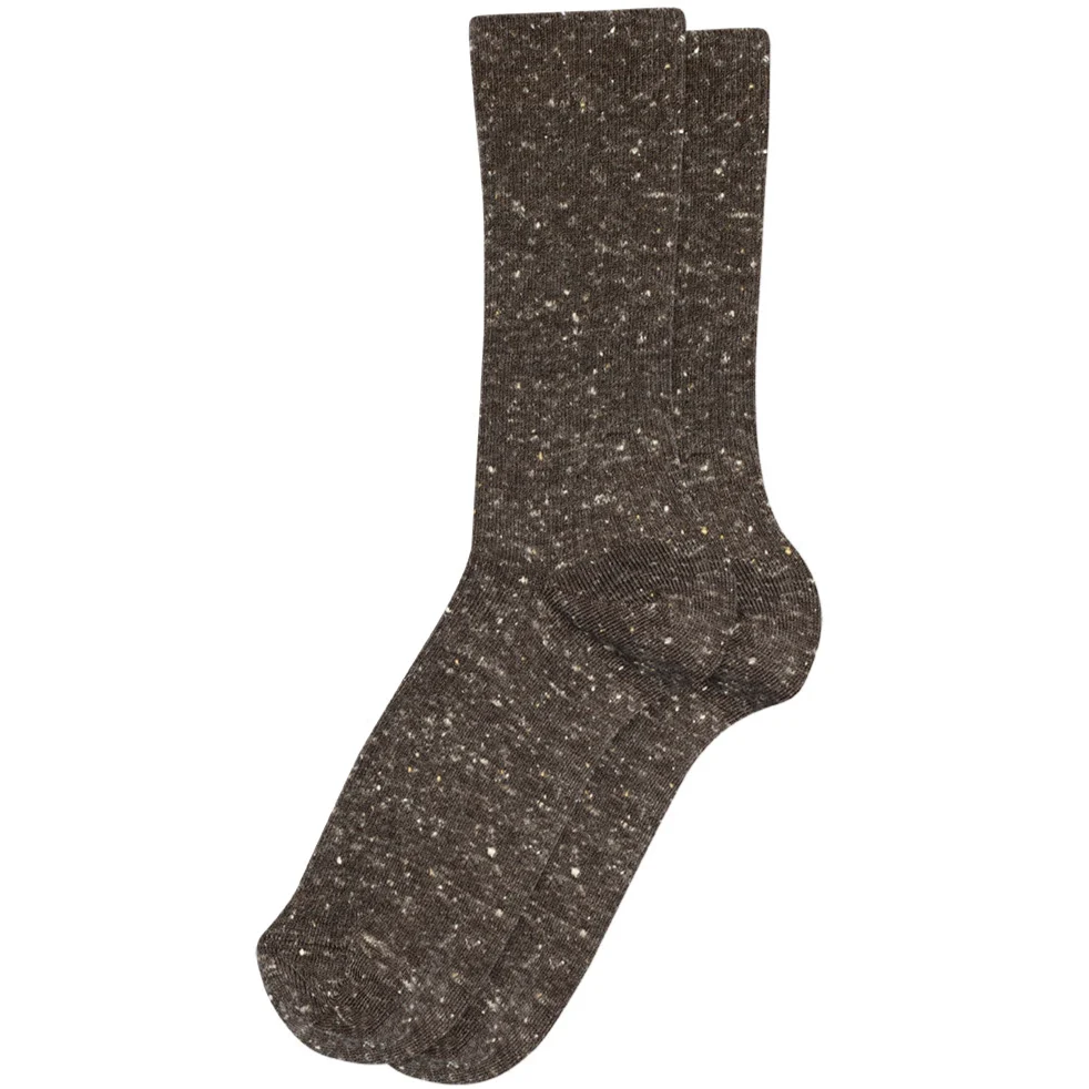 Betty Socks (12-59548-0-351) - Brown Melange