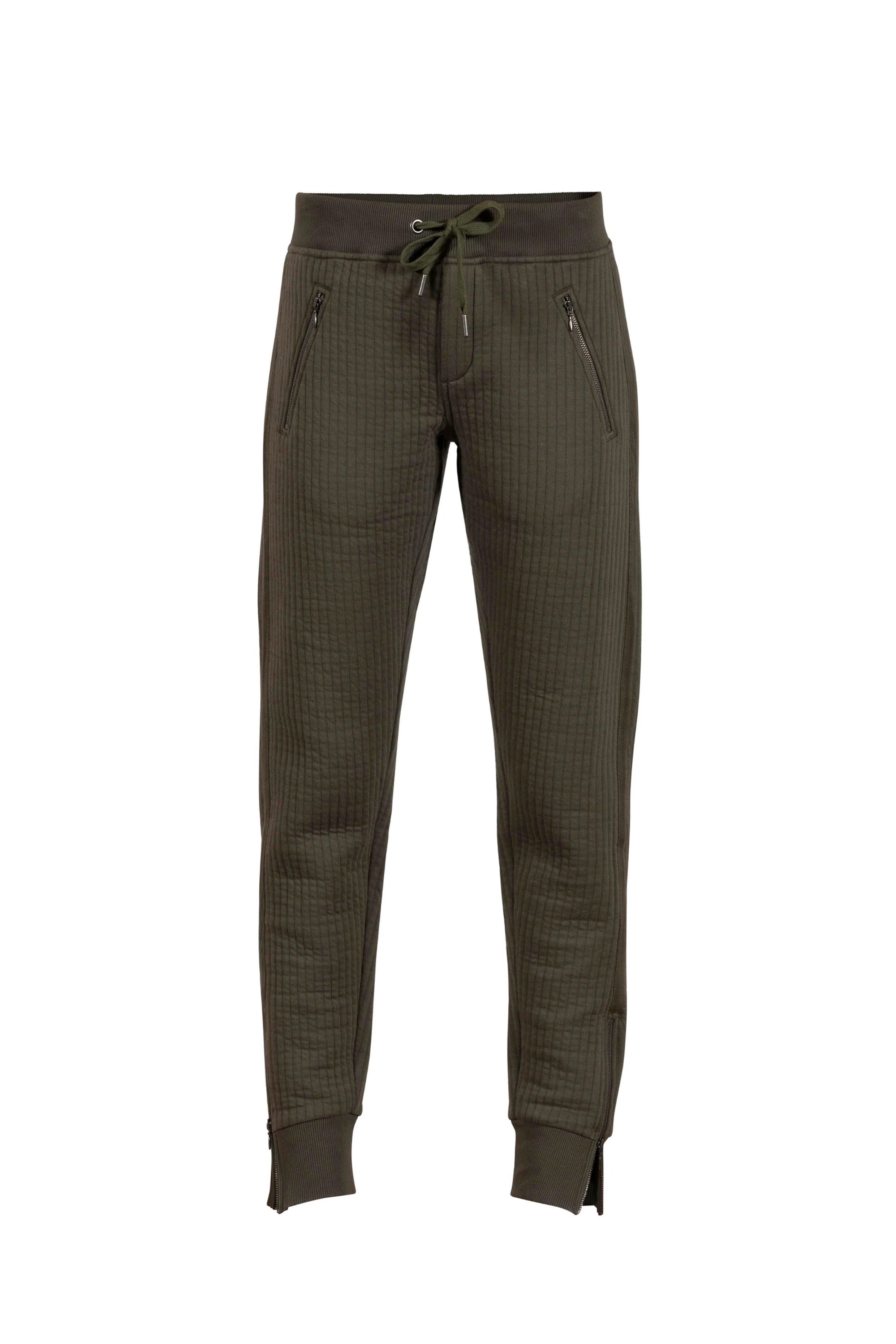 Camille Quilt Pants - Hunter Green - Image 2