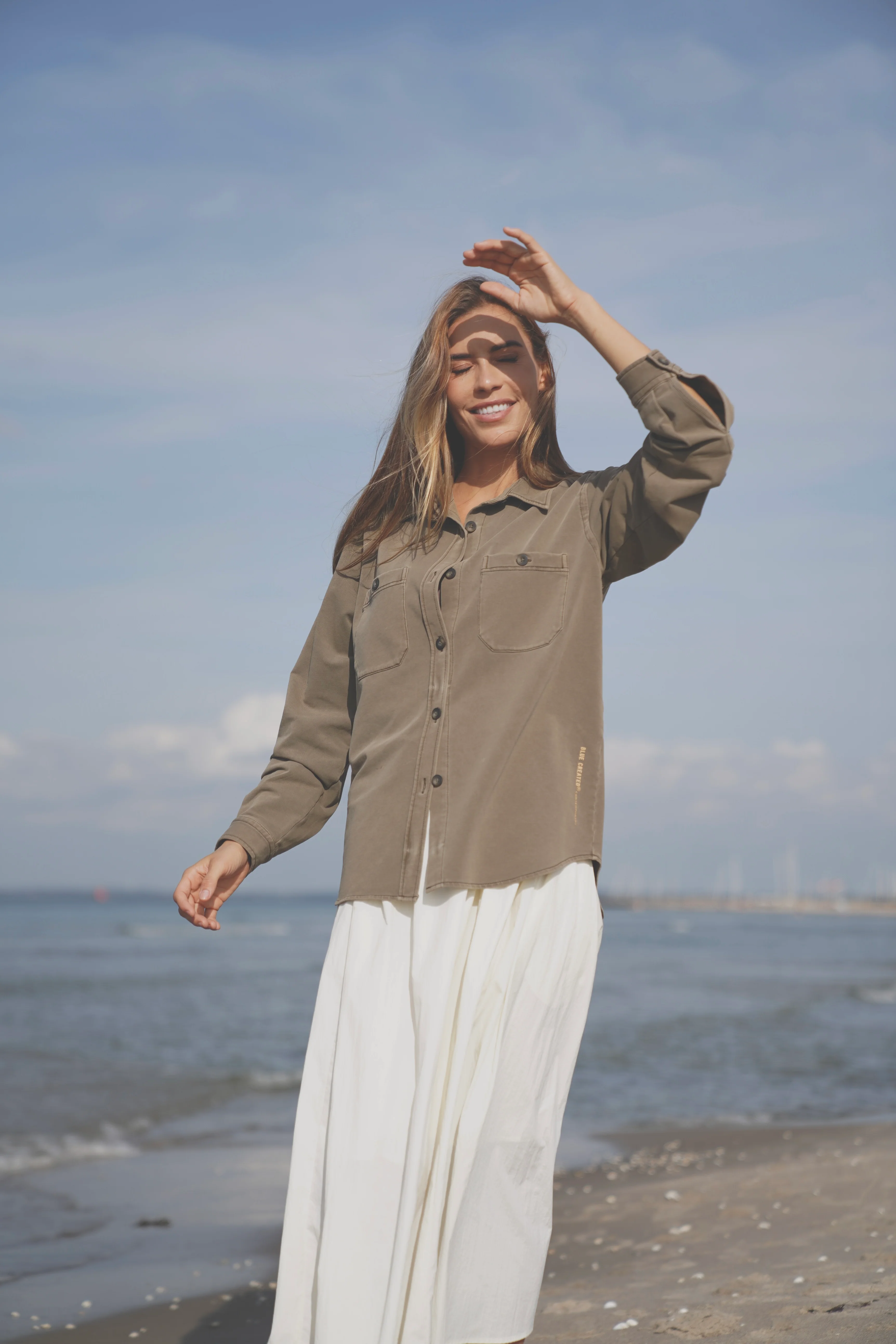 Carol Jersey Shirt - Dusty Brown - Image 3