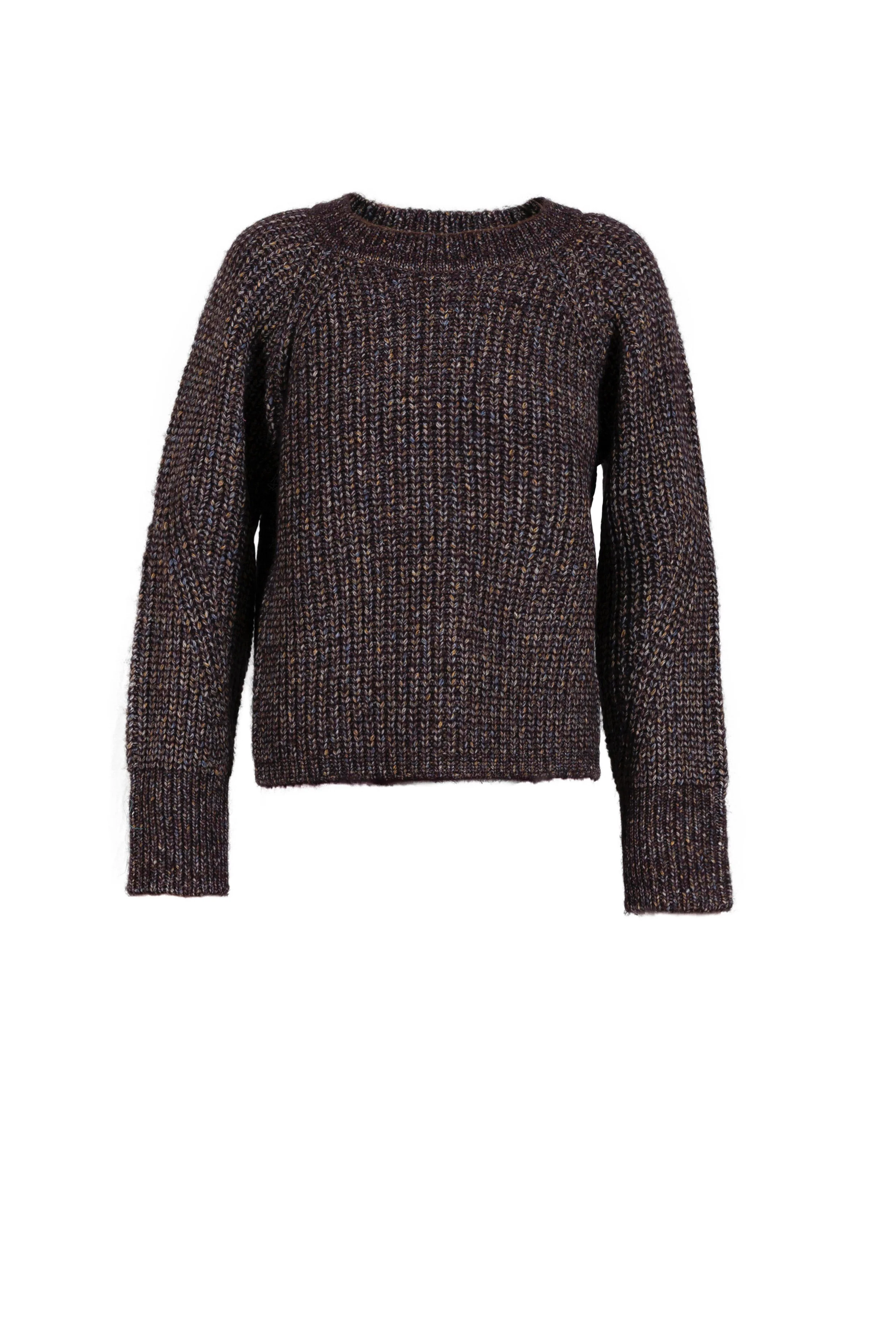 Charlie Chunky Knit Dark - Thistle Melange - Image 2
