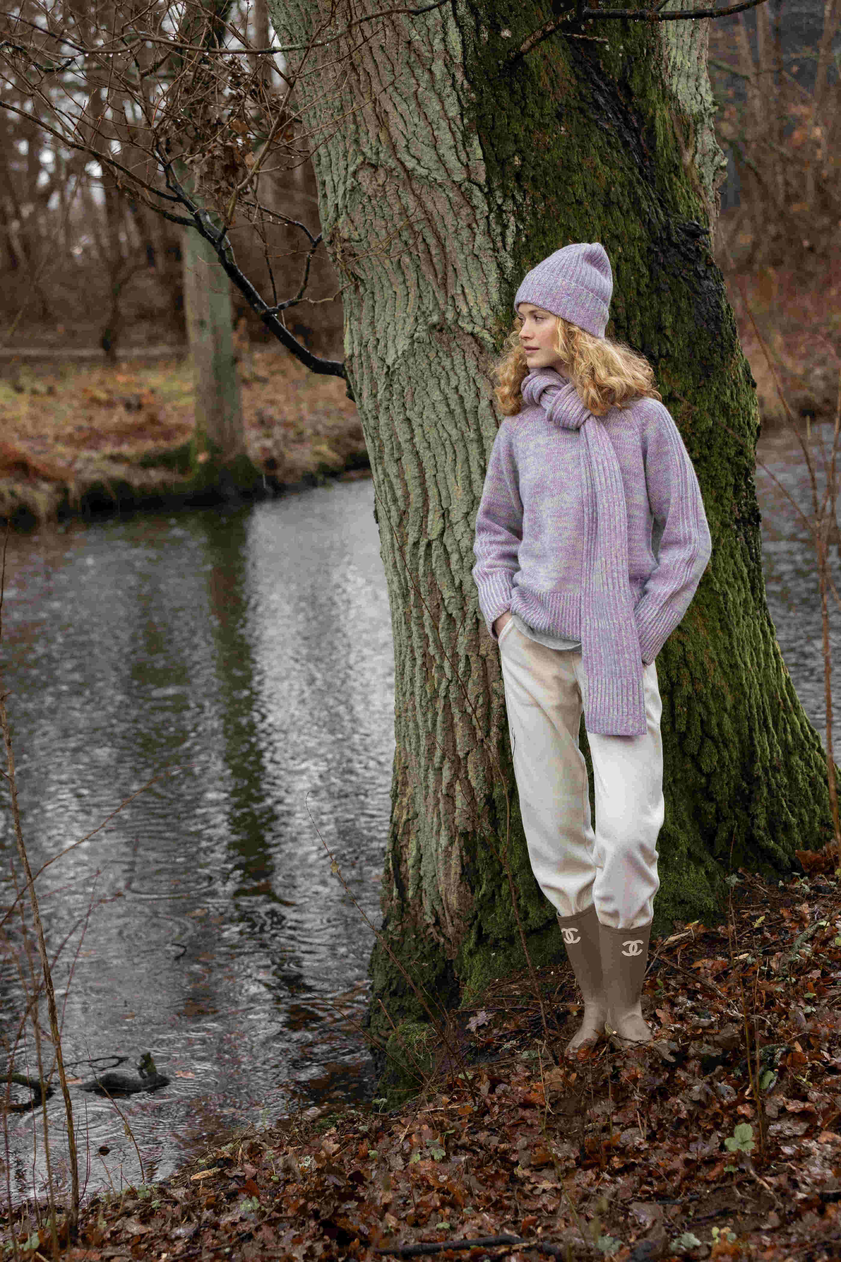 Cimmie Knit - Thistle Melange - Image 2