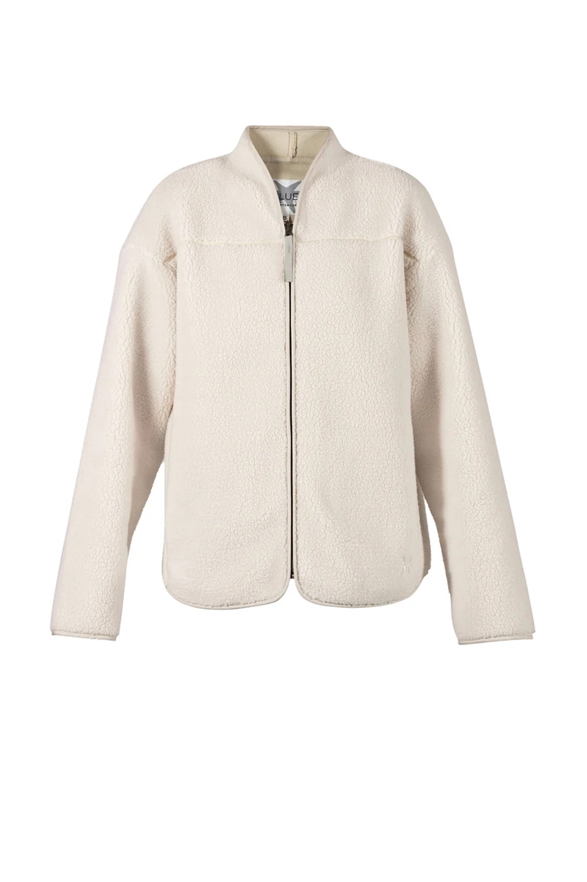 Delta Teddyfleece Jacket - Cream - Image 2