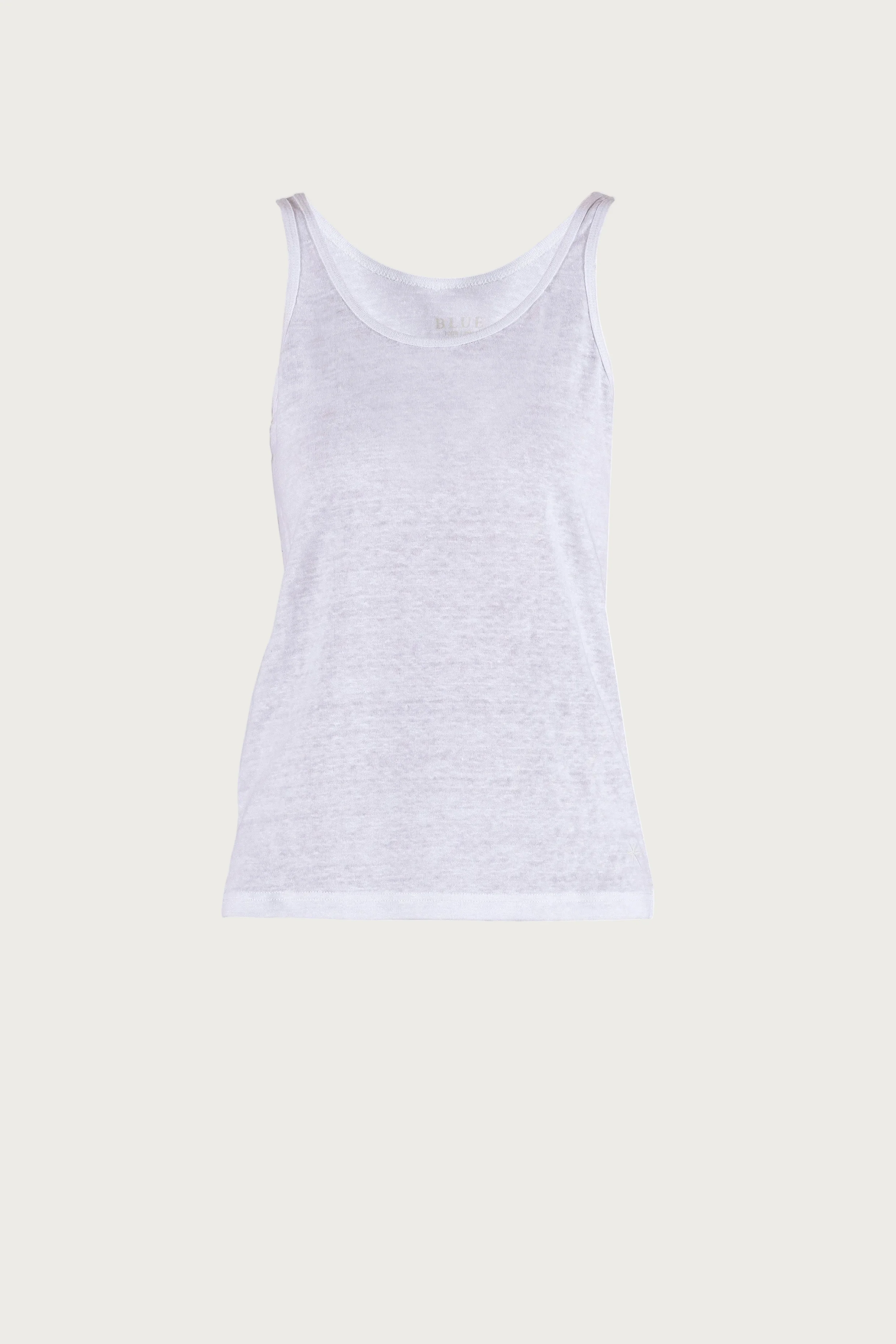 Doris linen Top - White
