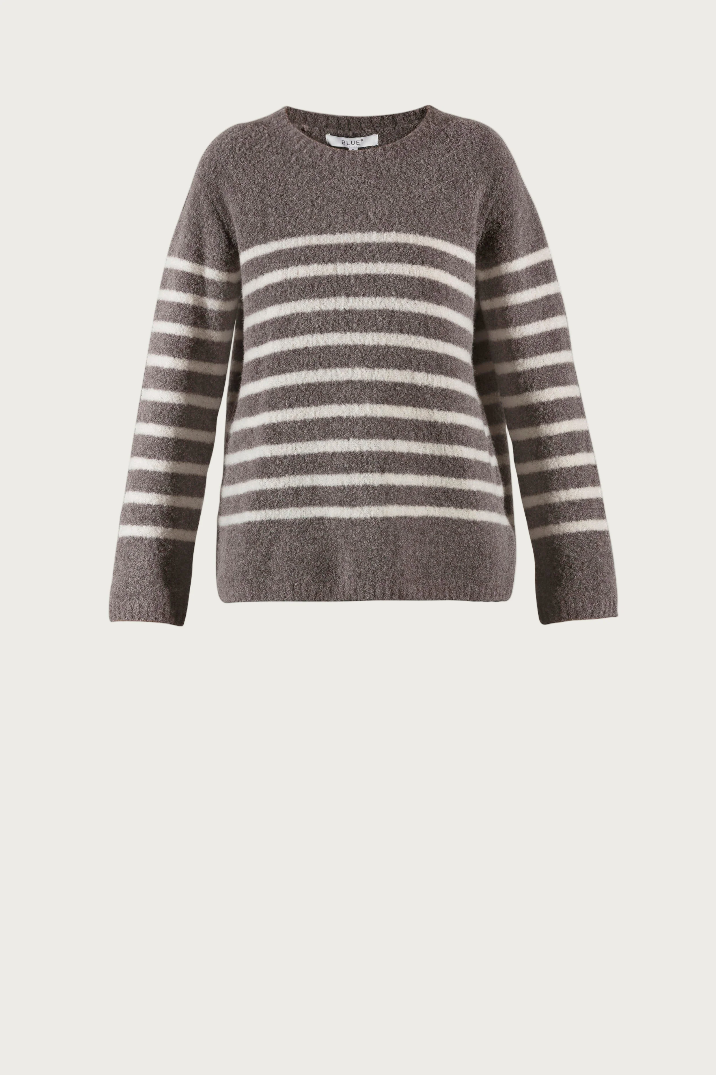 Fallula Bouclé Knit - Light Chocolate/Cream - Image 2
