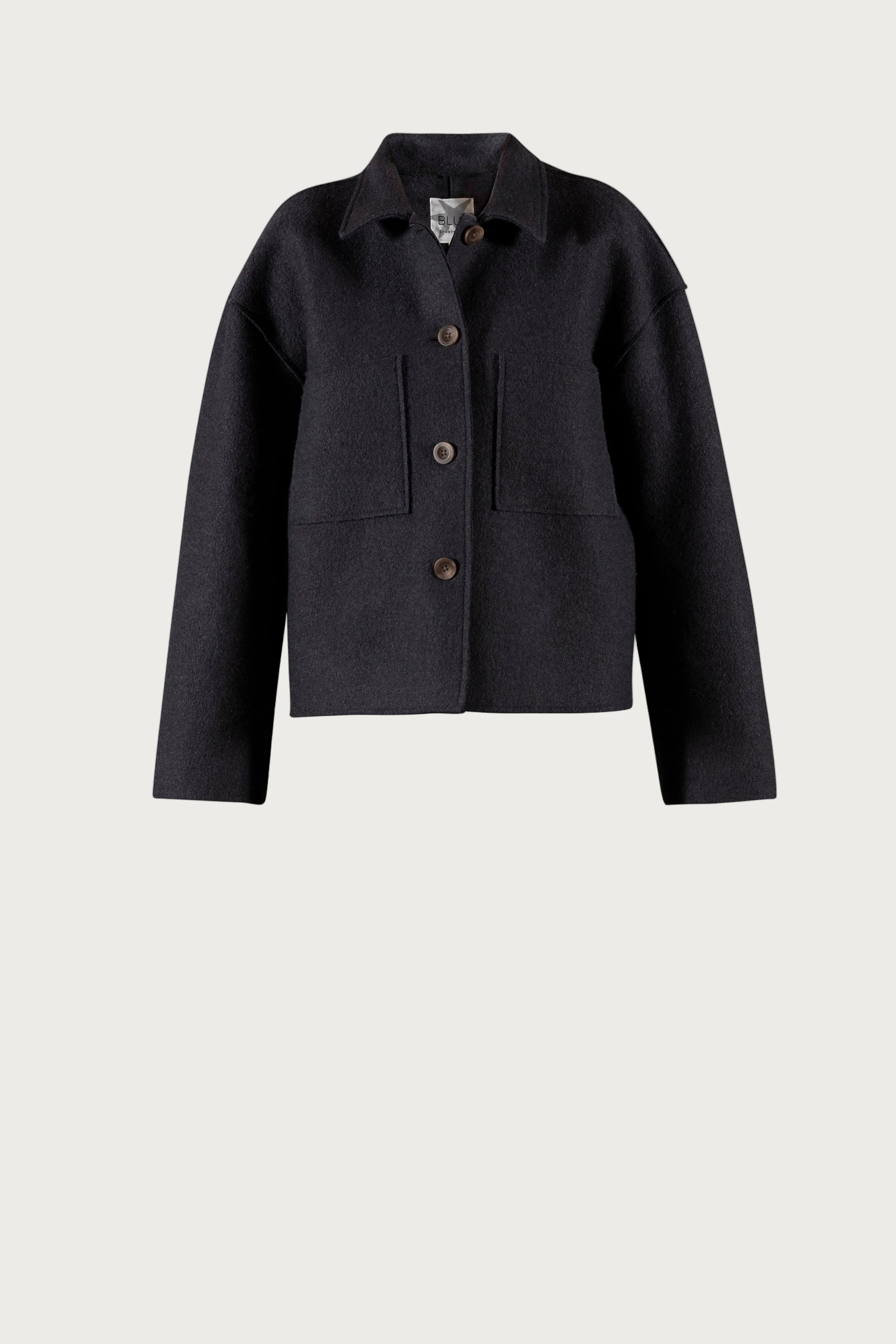 Fie Wool Jacket - Irongrey Melange - Image 2