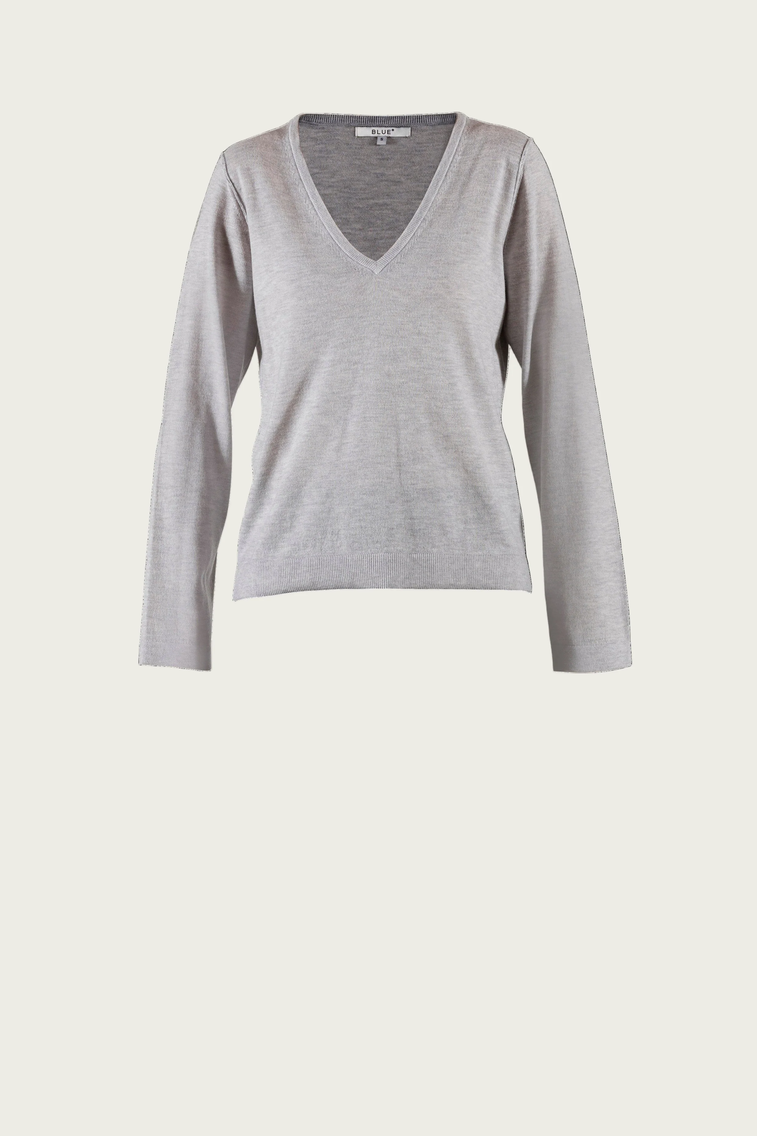 Florence Light Merino Tee - silvergrey melange
