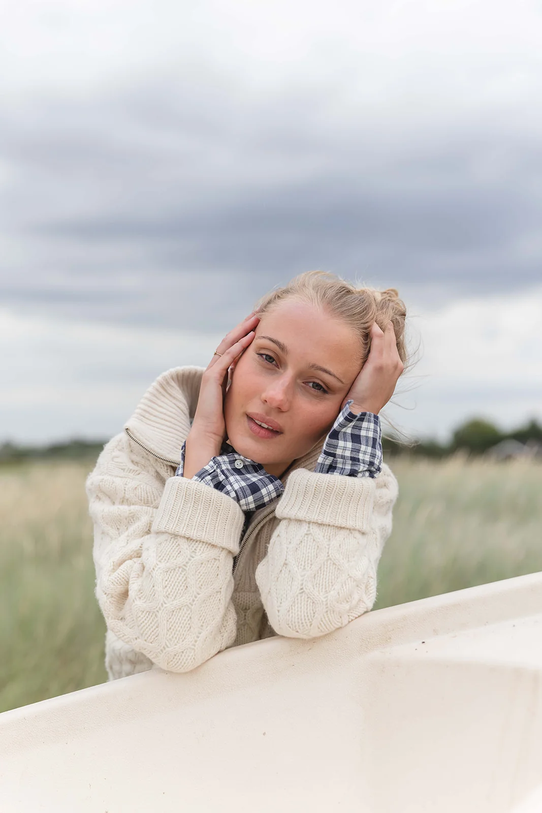 Frances Windbreaker - Chalk Melange - Image 4