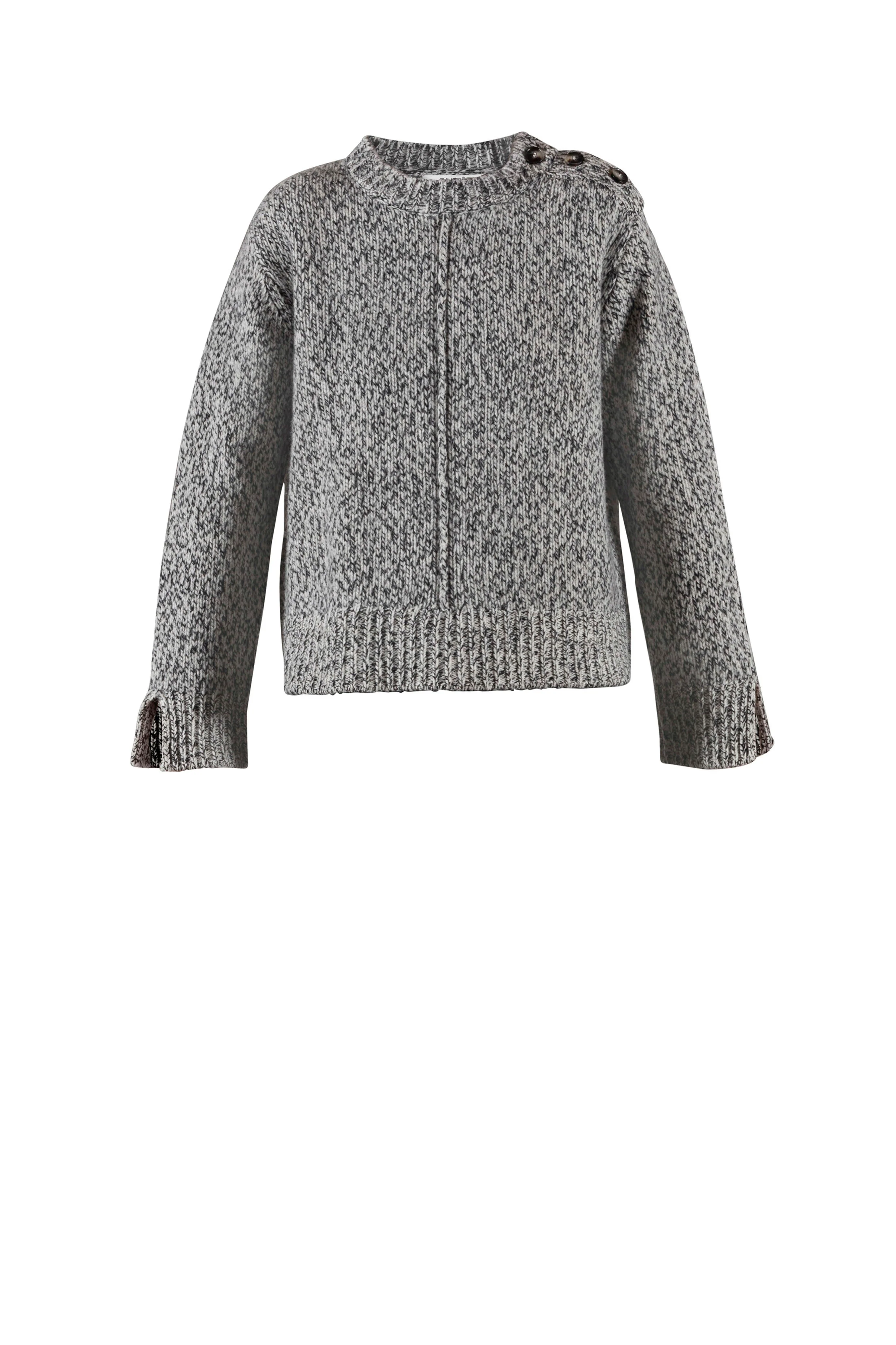 Frida Twisted Knit - Black/White - Image 2