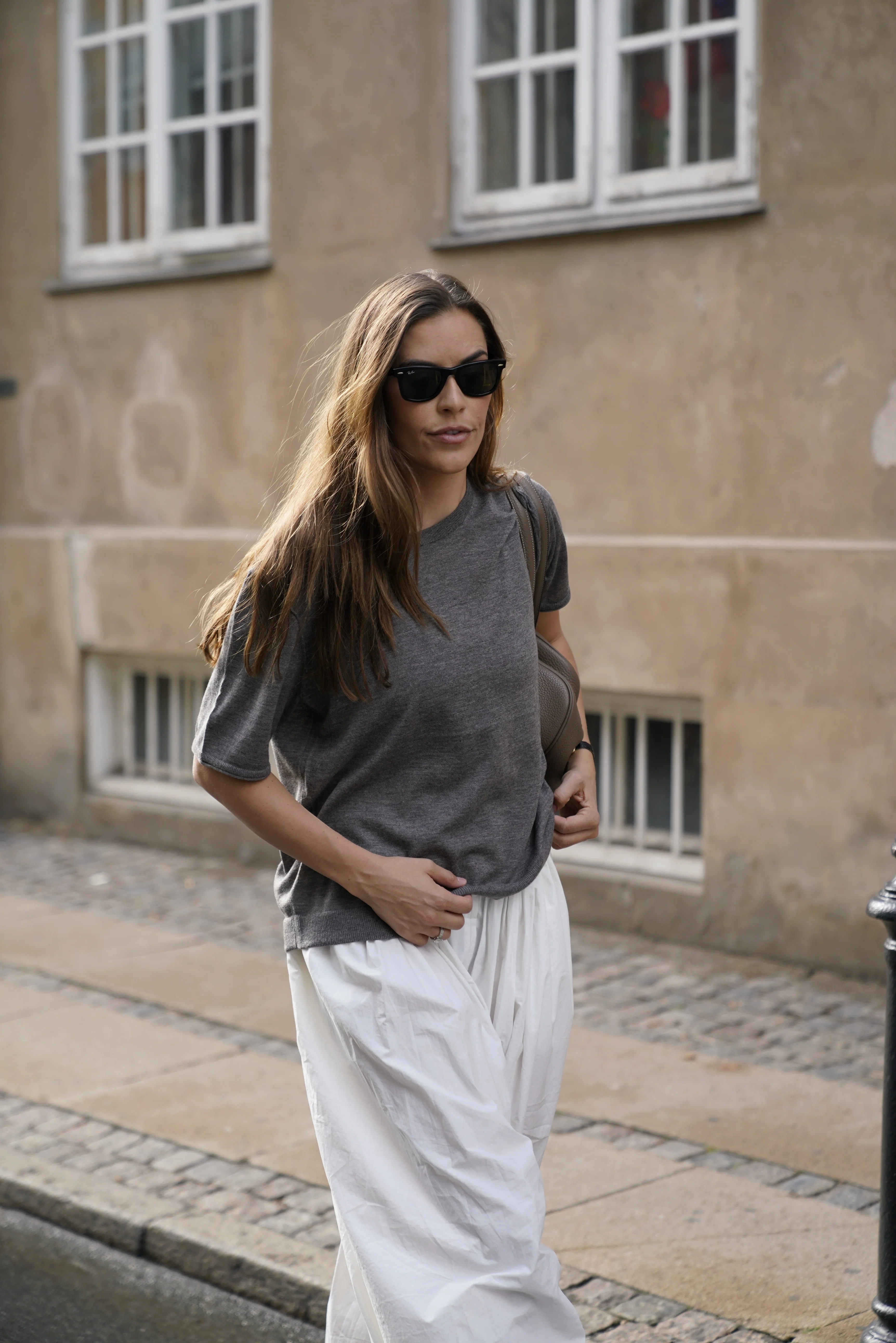 Fryd Light Merino Tee - Chocolate Melange - Image 3