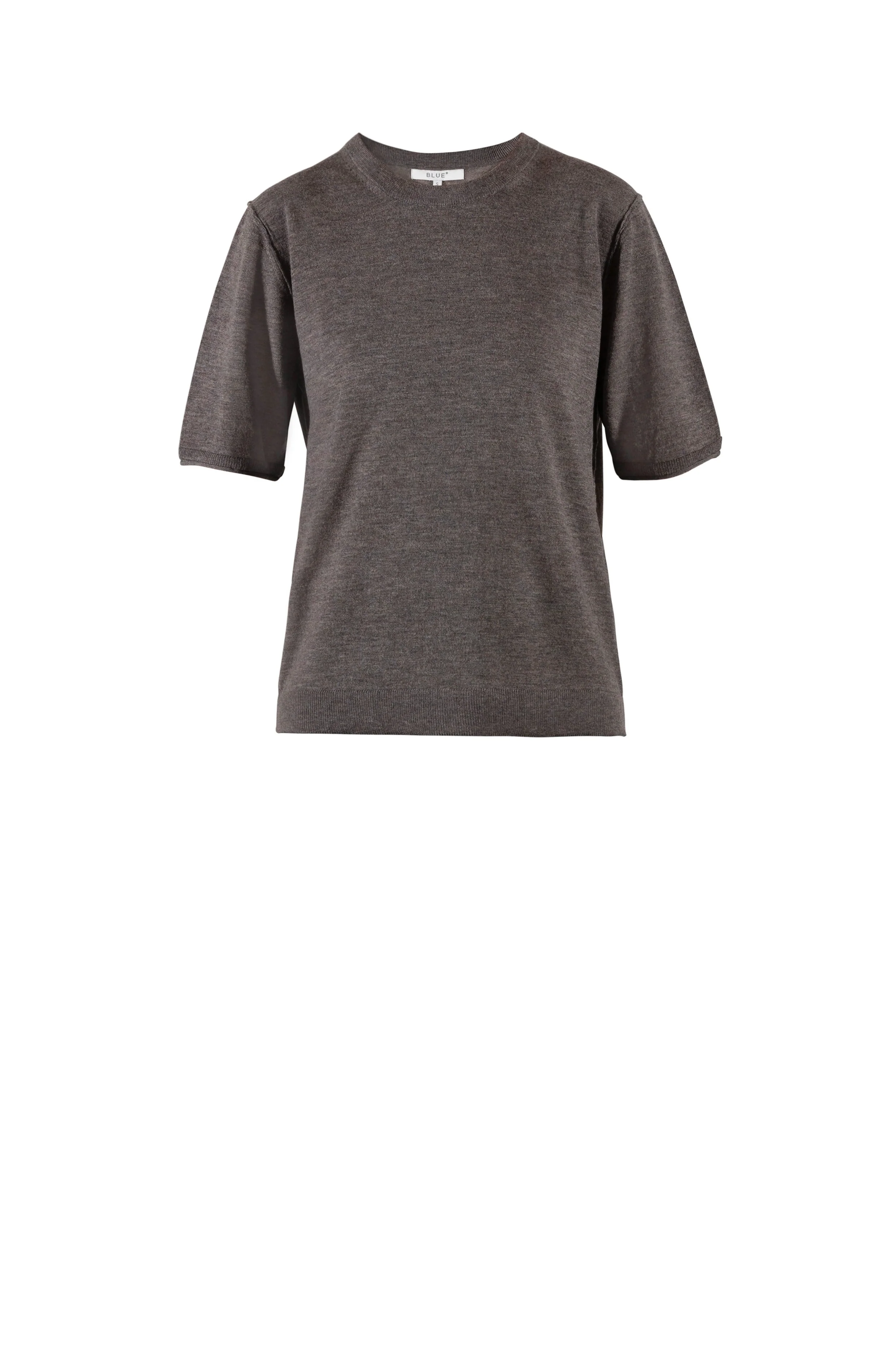 Fryd Light Merino Tee - Chocolate Melange - Image 6