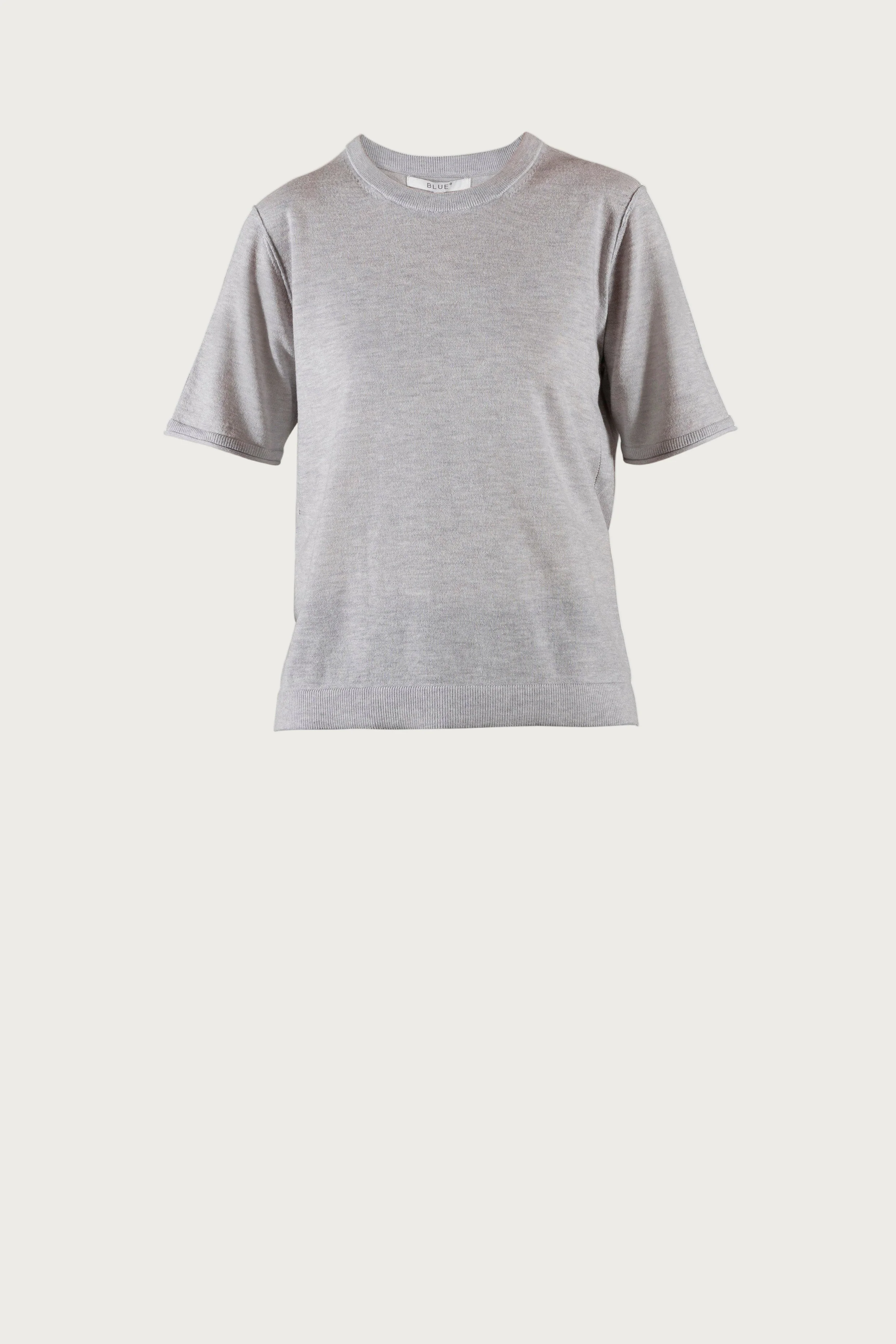 Fryd Light Merino Tee - Silvergrey Melange - Image 2
