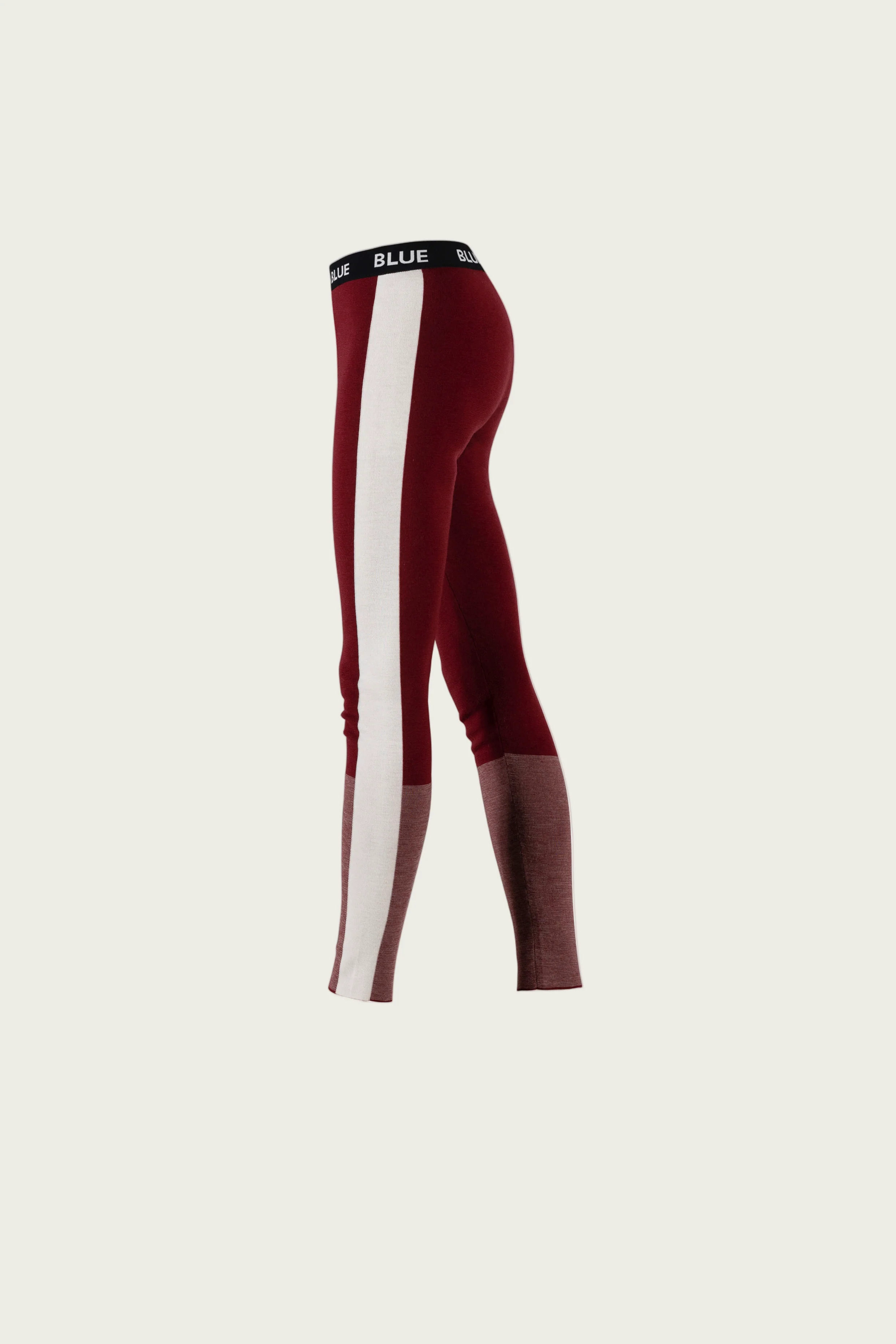 Futte Merino Knit Pants - Dark Cherry - Image 2