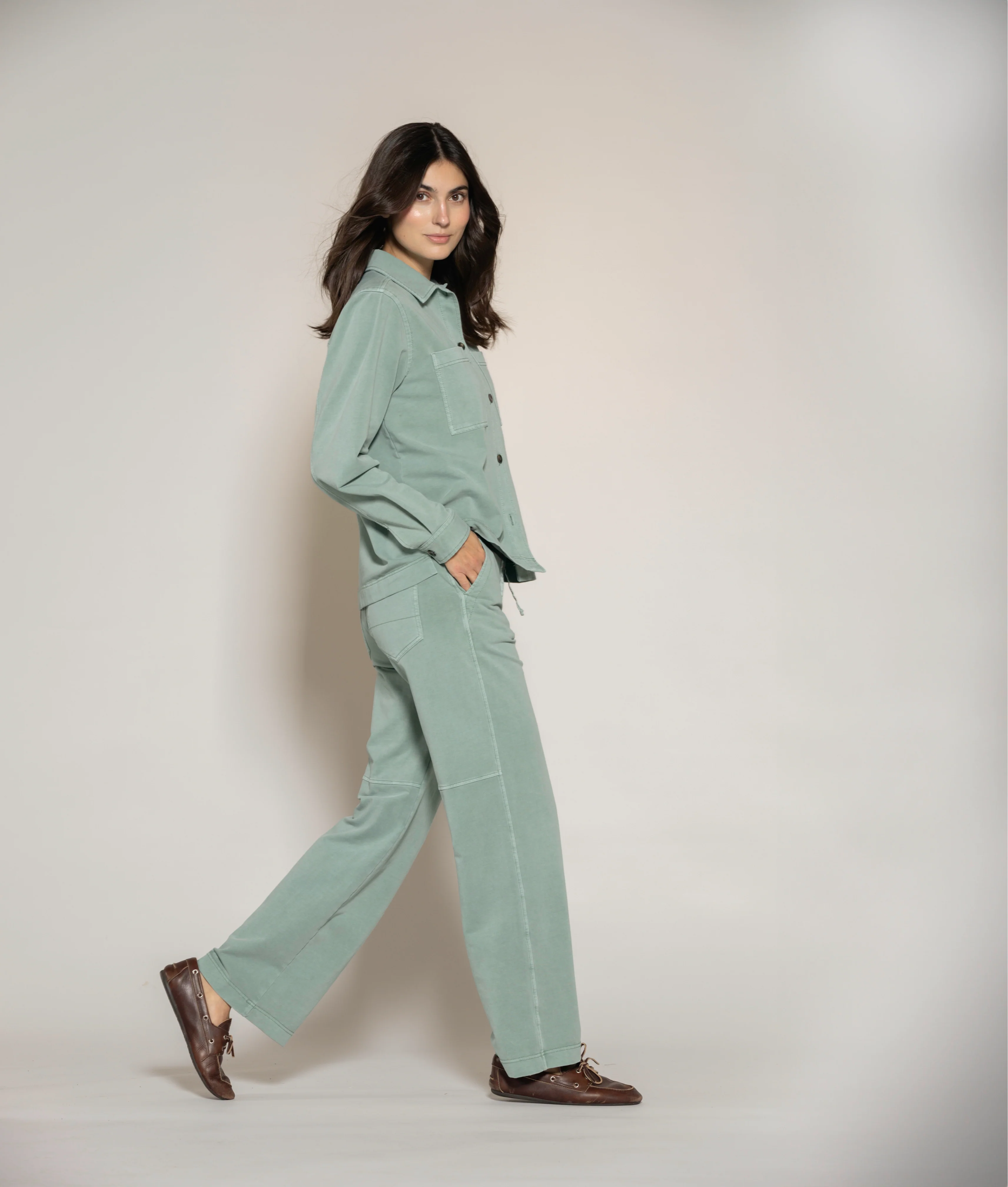Gabi Trousers - Dusty Green - Image 2