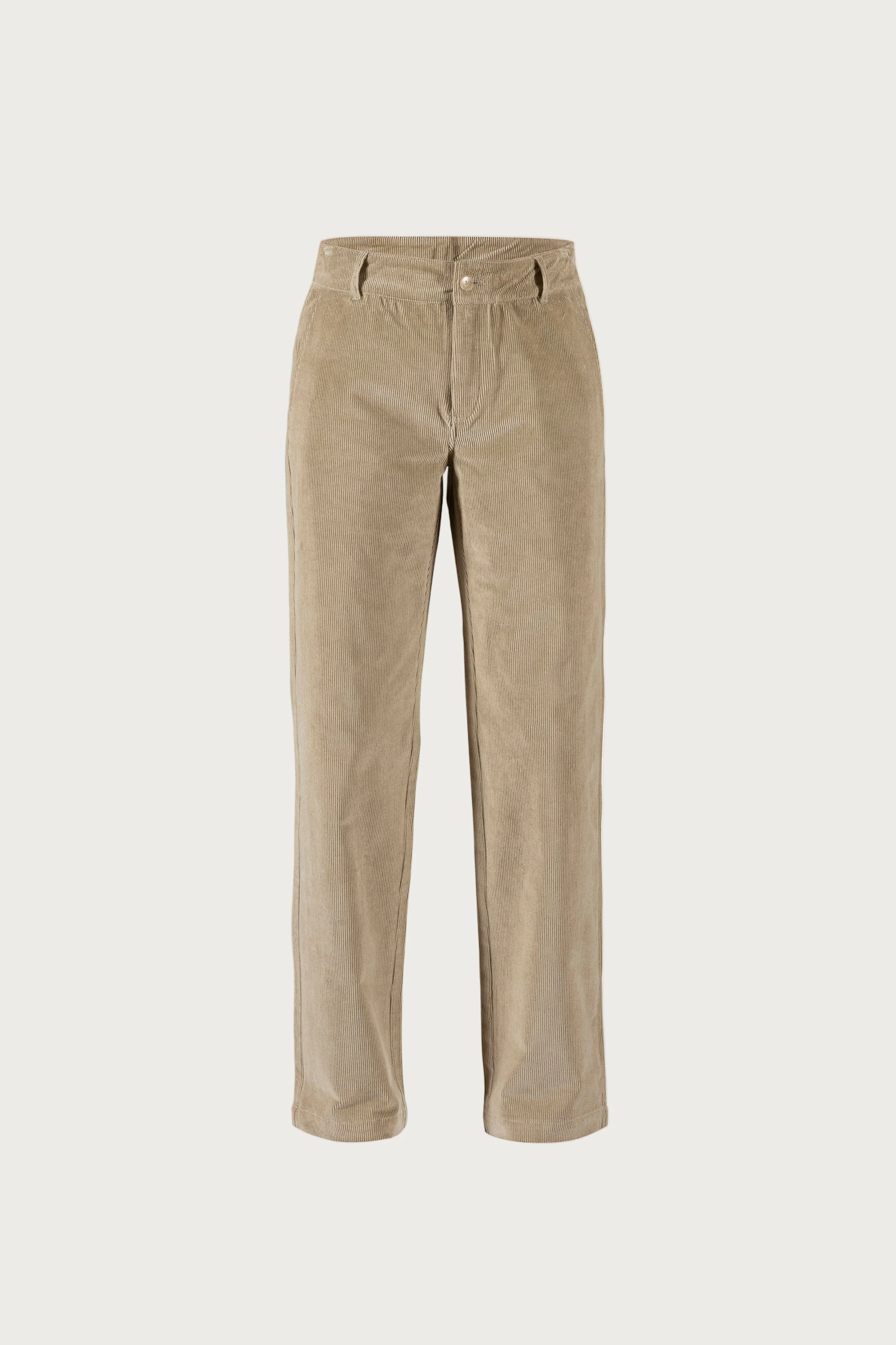 Gwen Stretch Corduroy Trousers - Light Camel - Image 2