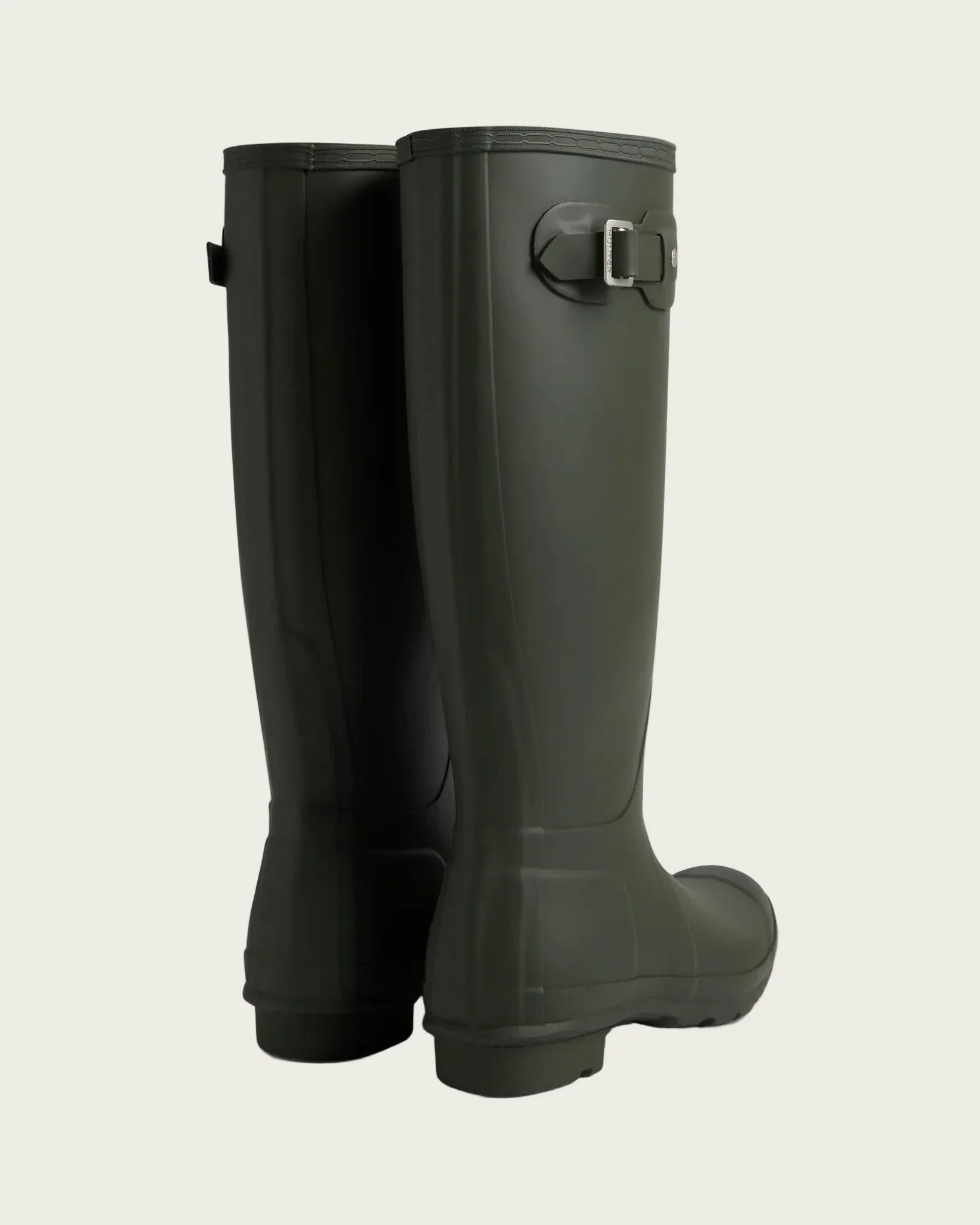 Hunter Original Tall Wellington Boot - Dark Olive - Image 3