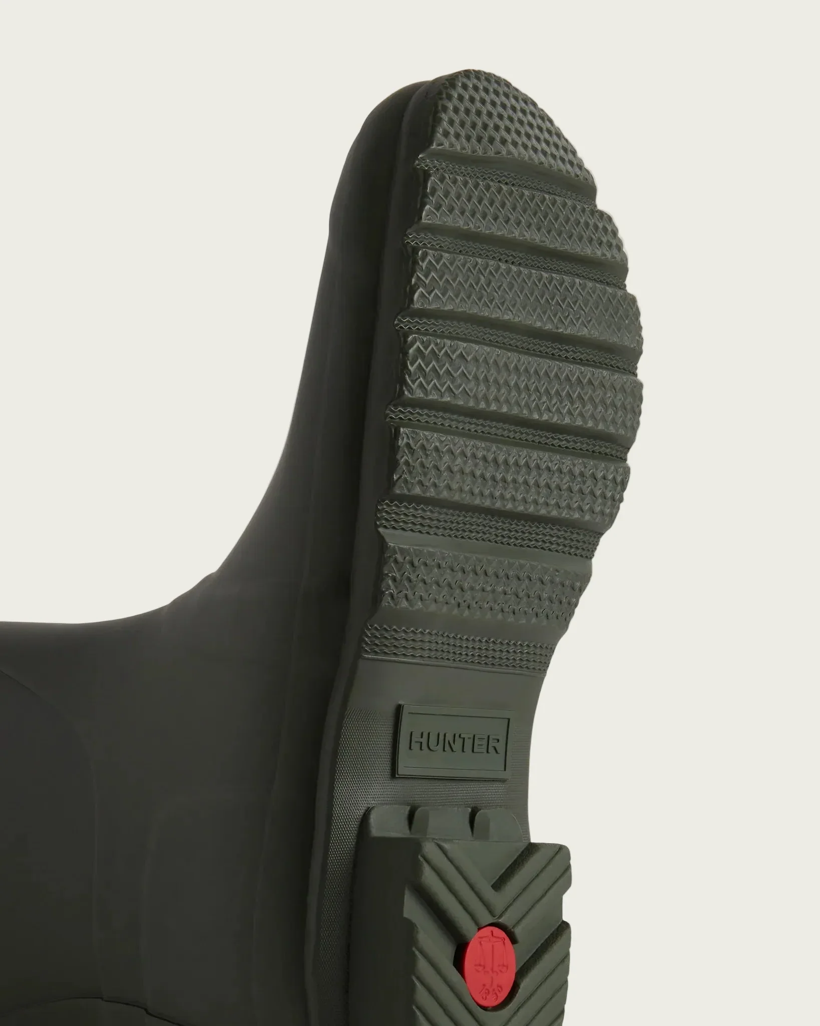 Hunter Original Tall Wellington Boot - Dark Olive - Image 4
