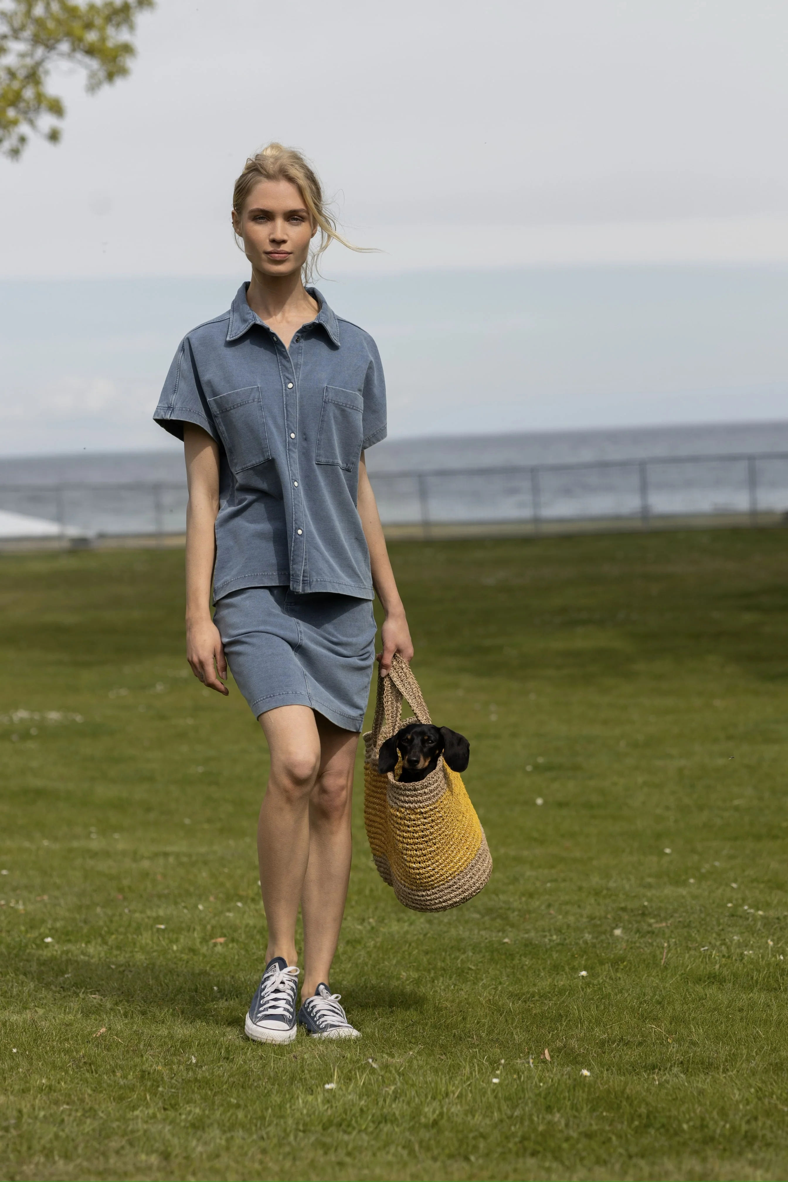Jennifer denim Shirt - Denim Blue - Image 3