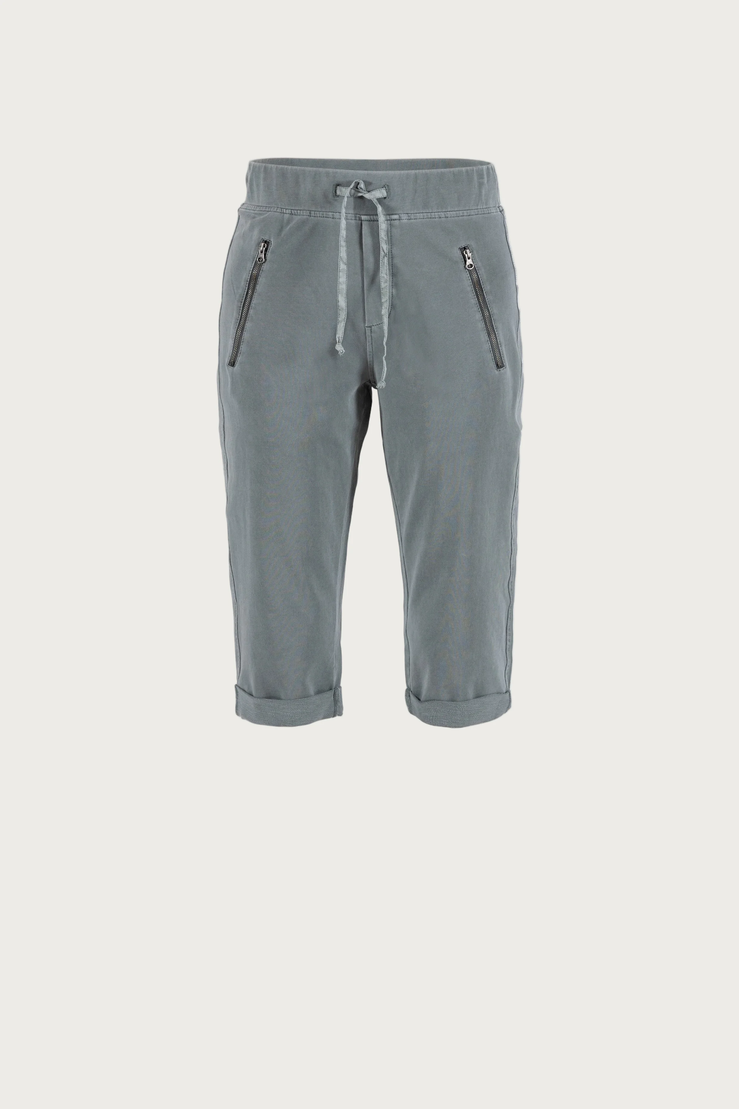 Jutta Capri Sweat Pants - Silver Pine