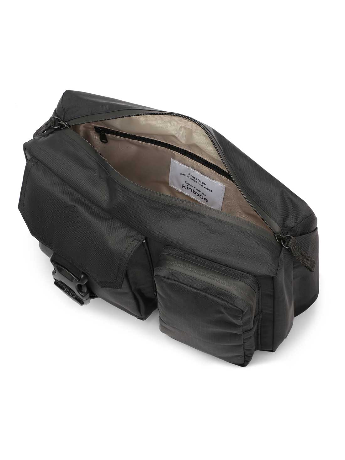Kintobe Luca Bom Bag - Black - Image 4