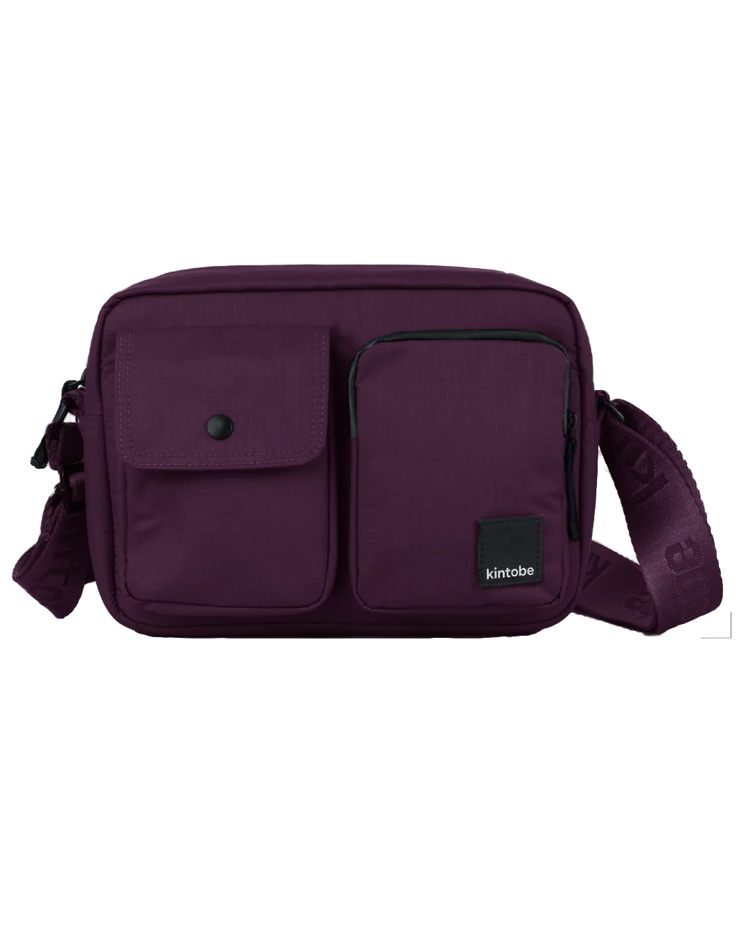 Kintobe Miles Cross Bag - Deep Aubergine