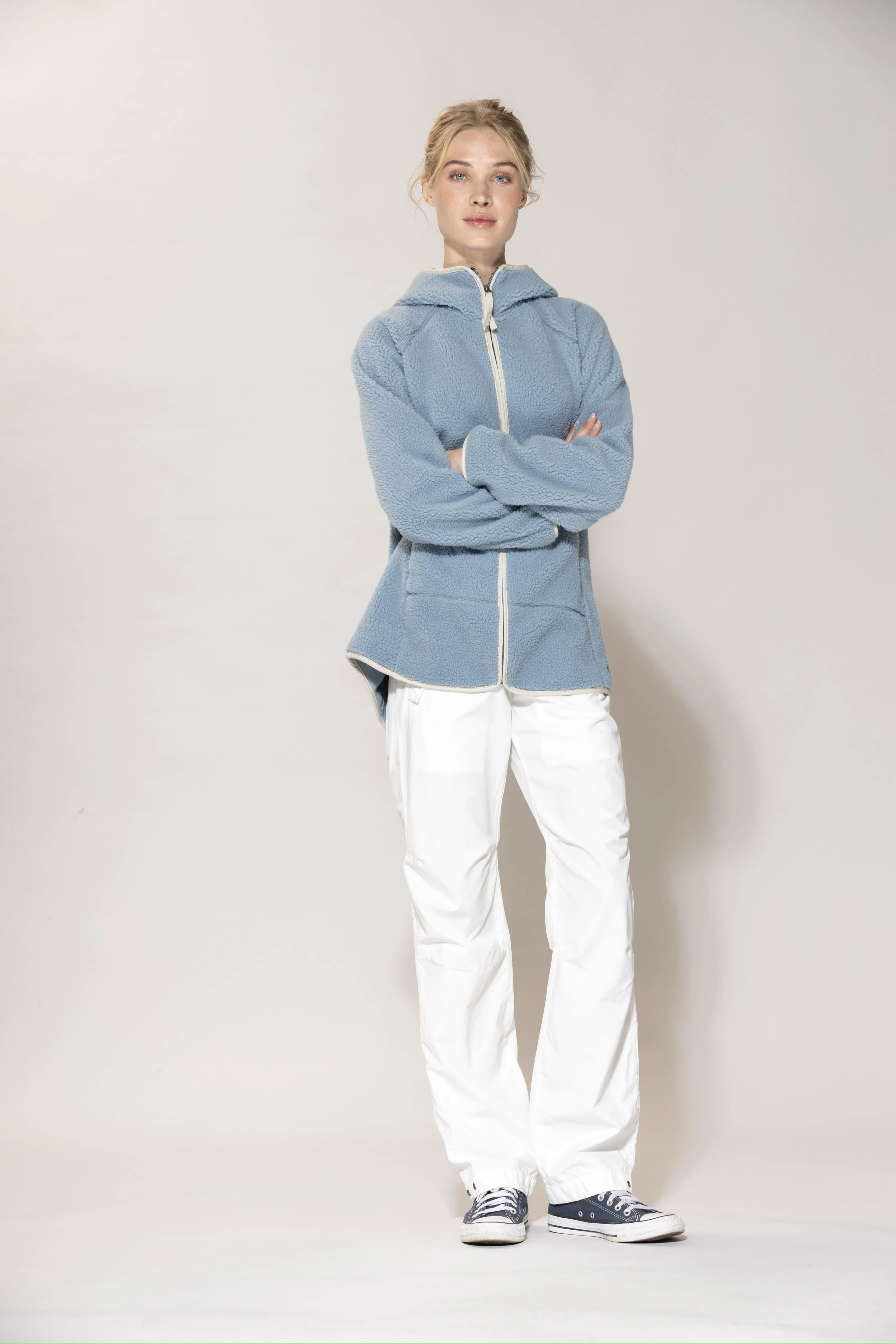 Laika Teddyfleece Jacket - Dark Skyblue