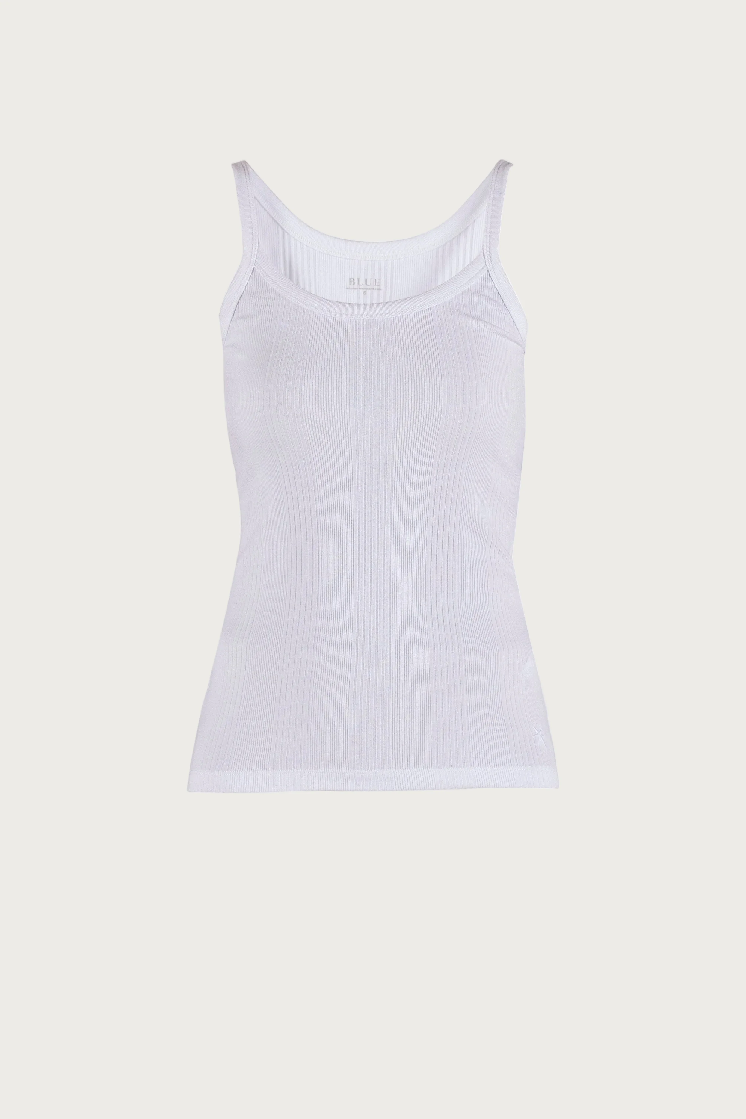 Leslie Rib Top - White