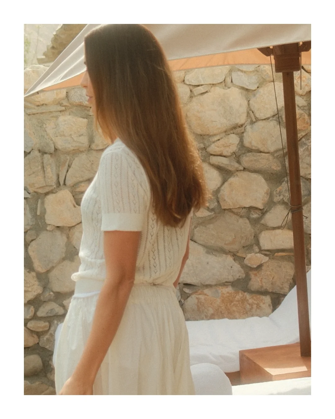 Lina Polo Knit - White - Image 4