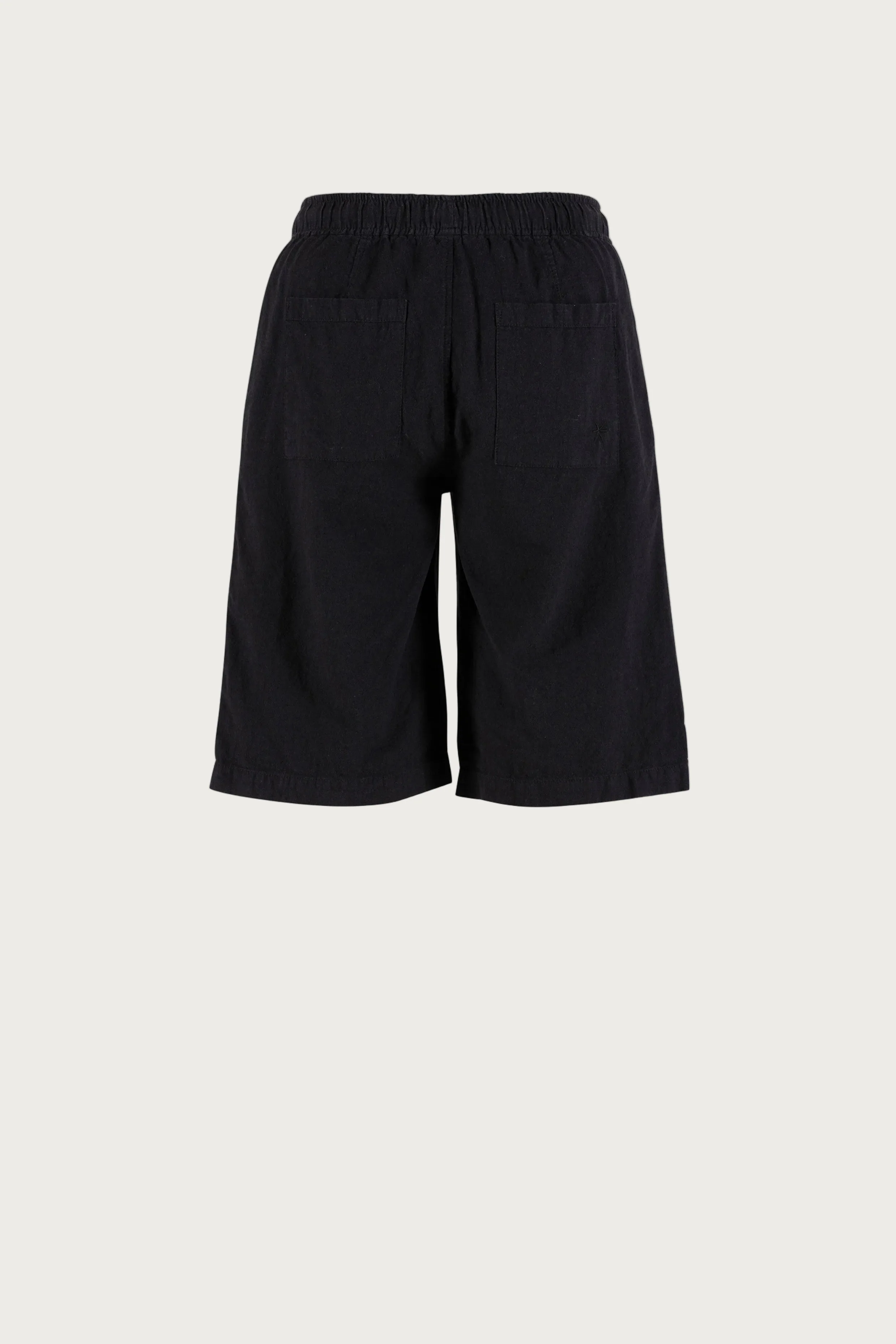 Lisamarie linen Bermudas - Black - Image 3
