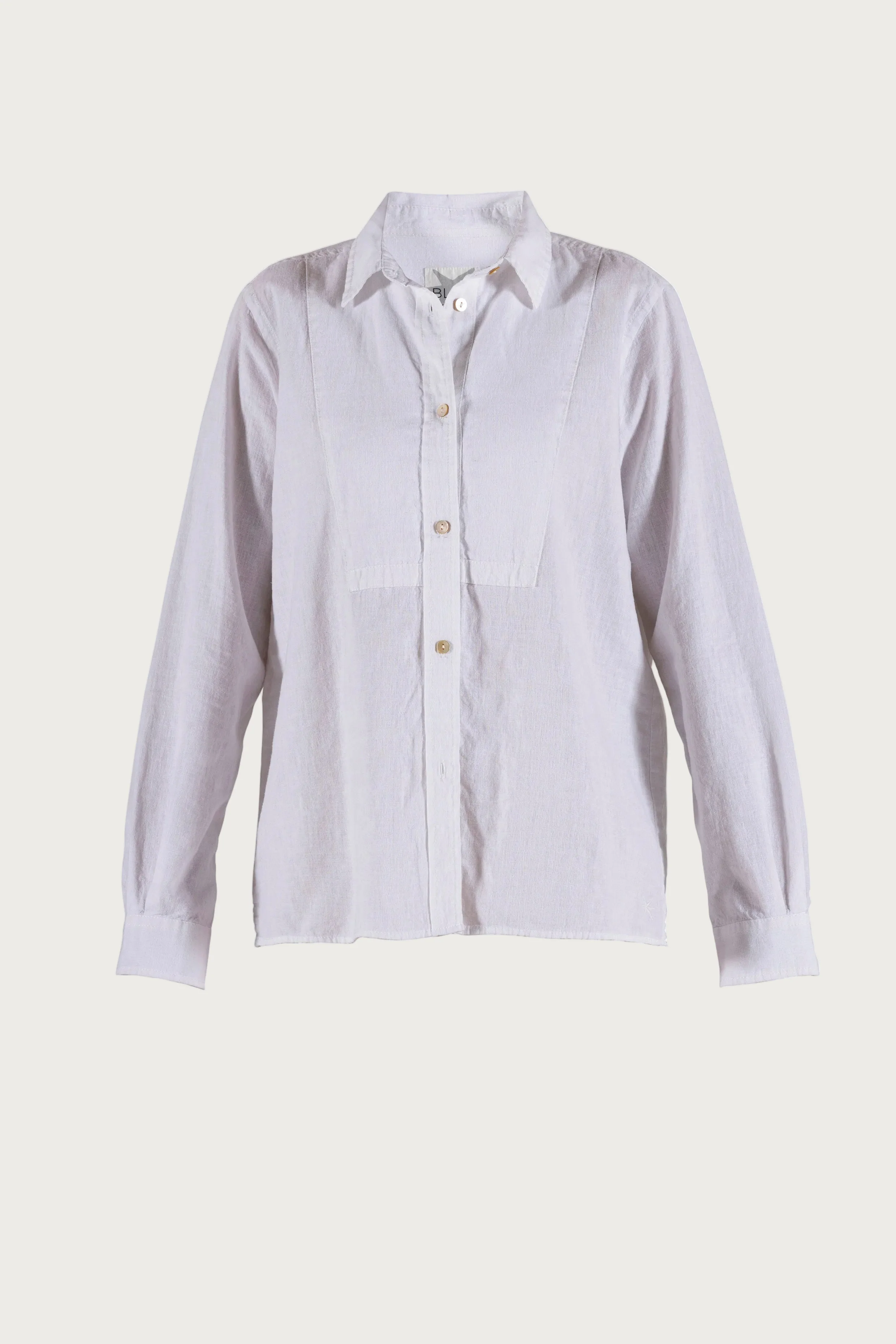 Liva linen Shirt - White - Image 2
