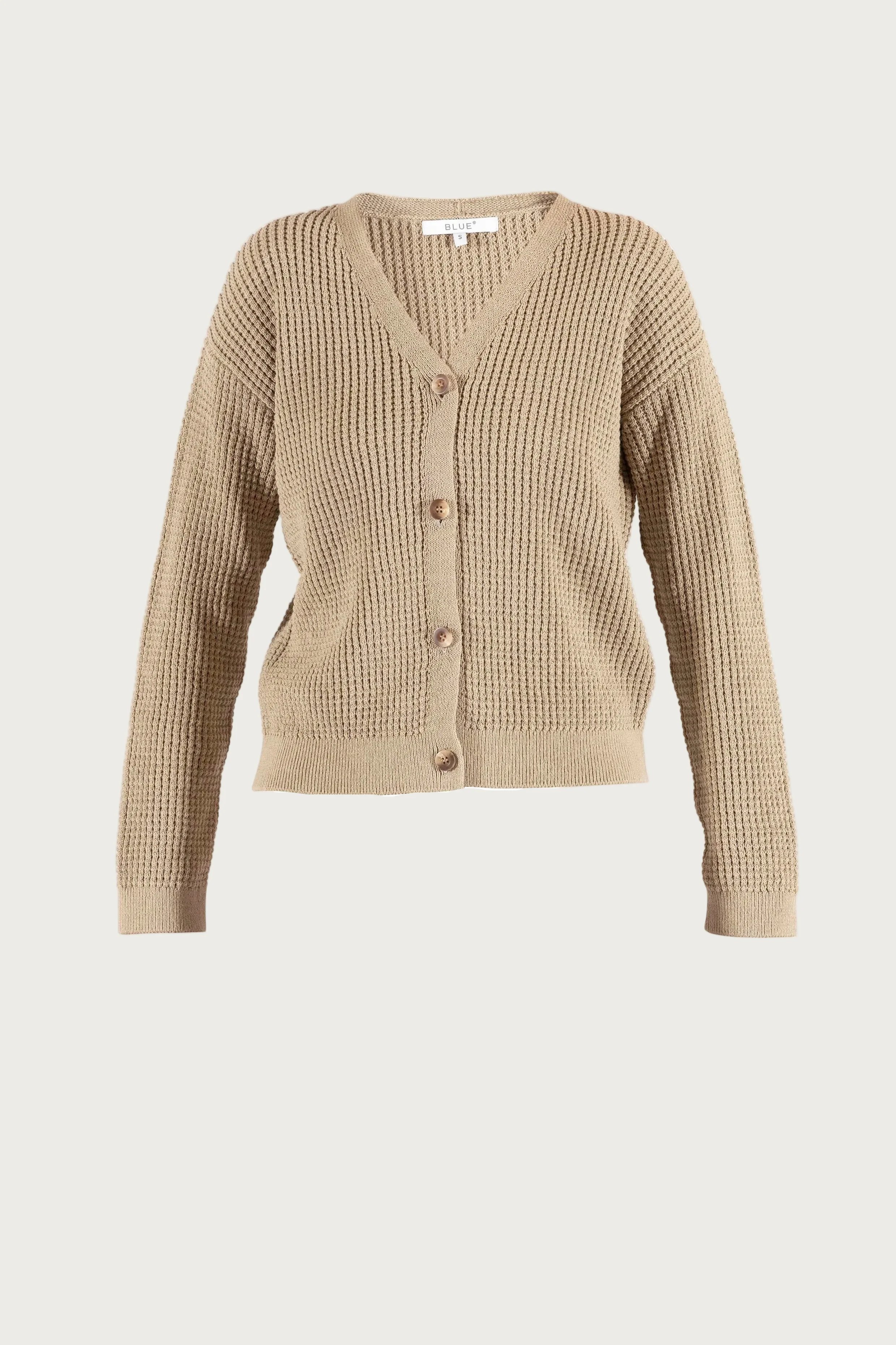 Lola Cardigan Knit - Light Camel