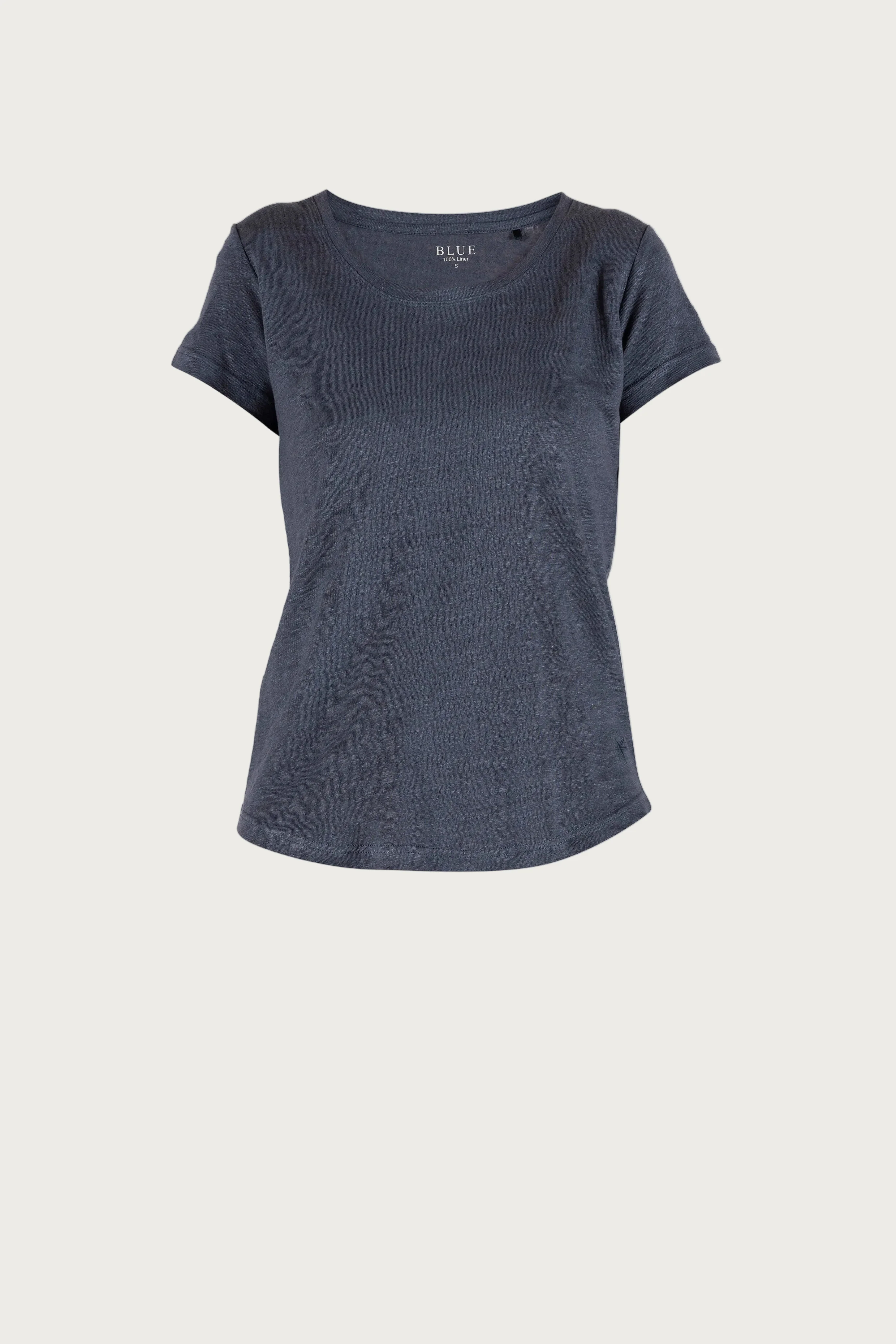 Lotta linen Tee - Dusty Navy - Image 2