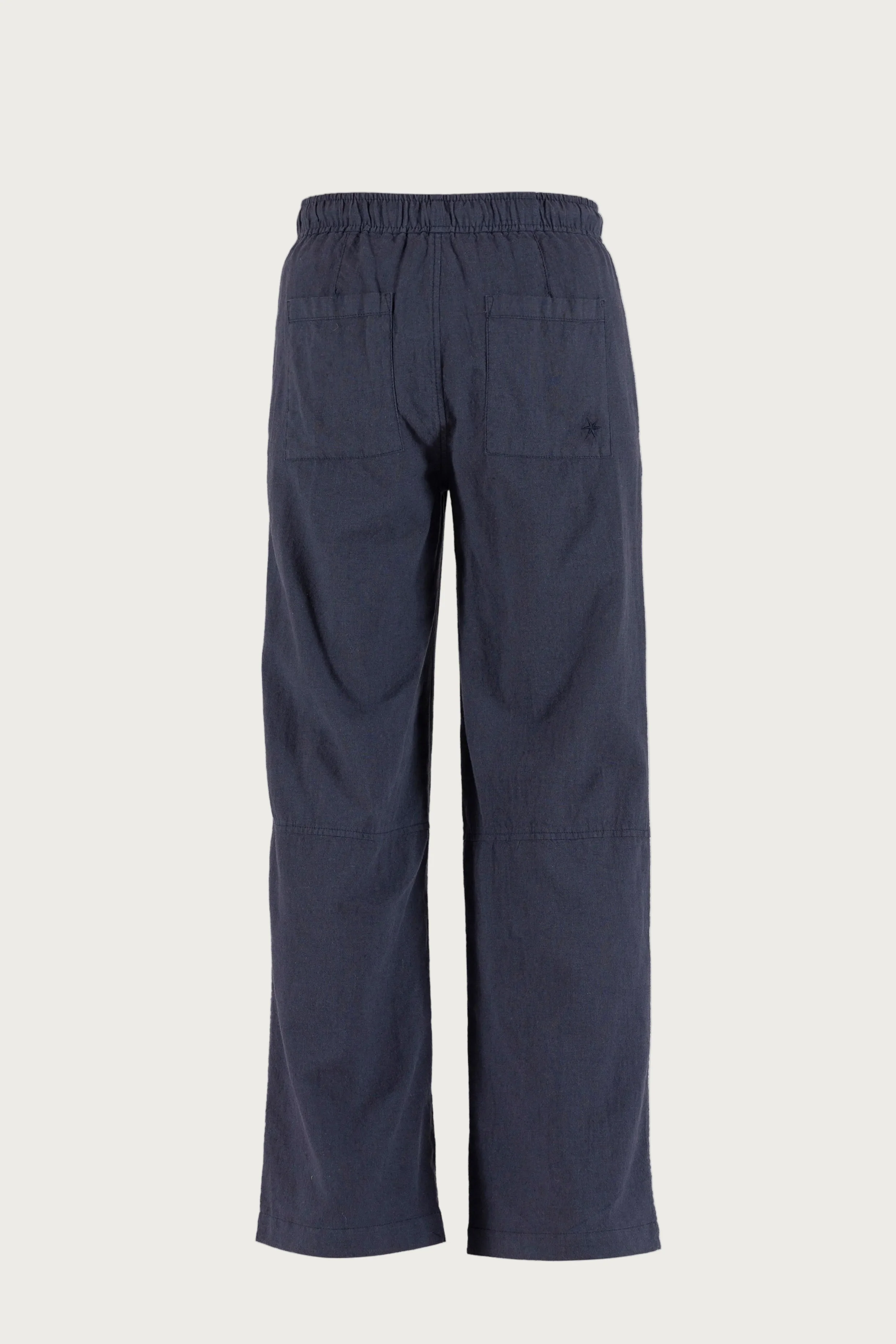 Luca linen Trousers - Dusty Navy - Image 3