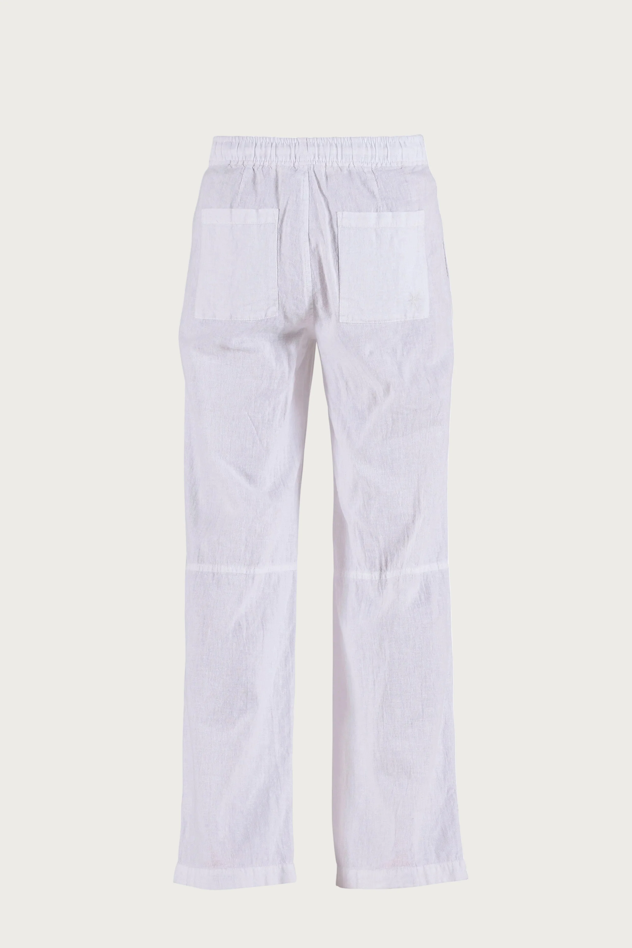 Luca linen Trousers - White - Image 3