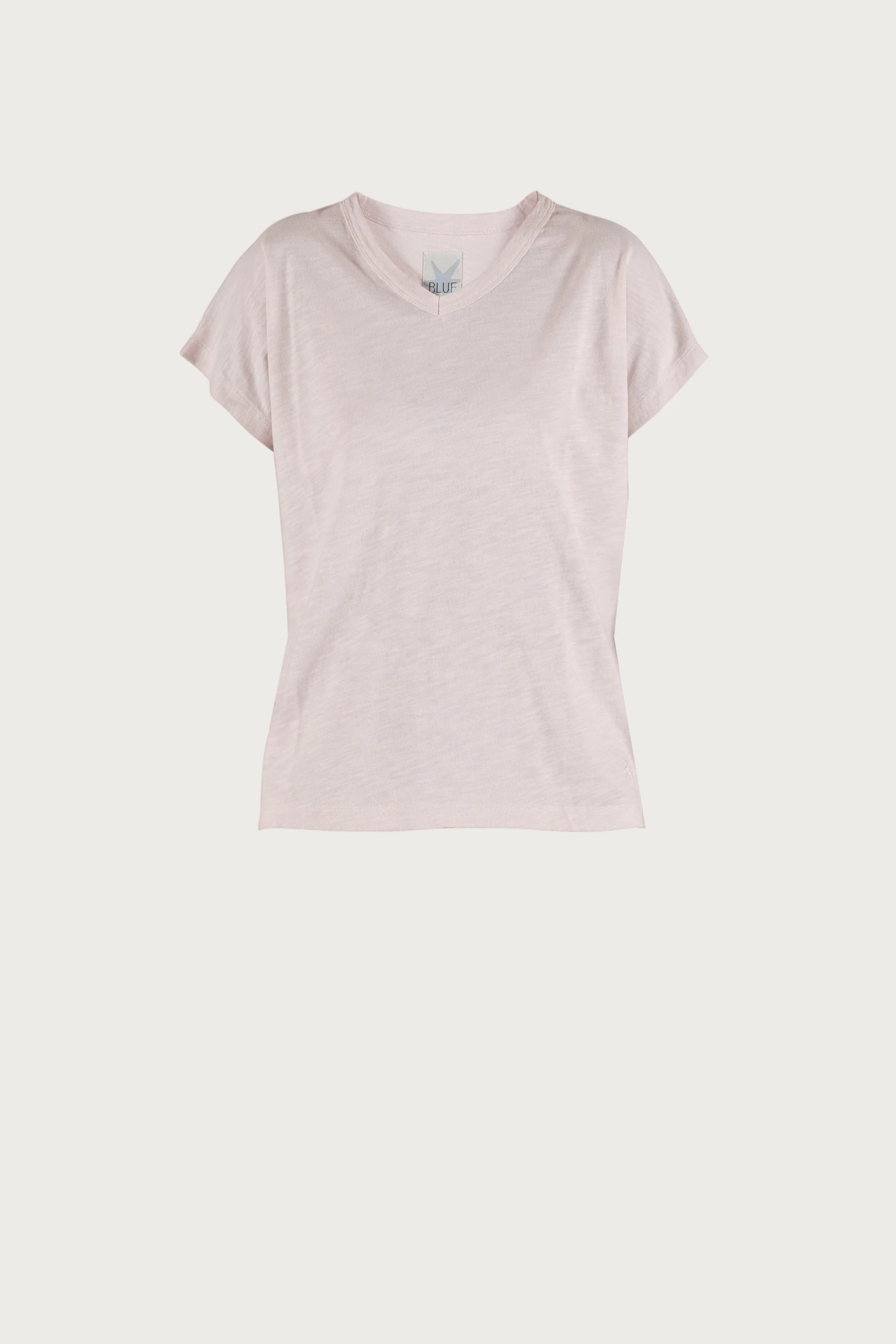 Lydia Flamé Tee - Soft Rose