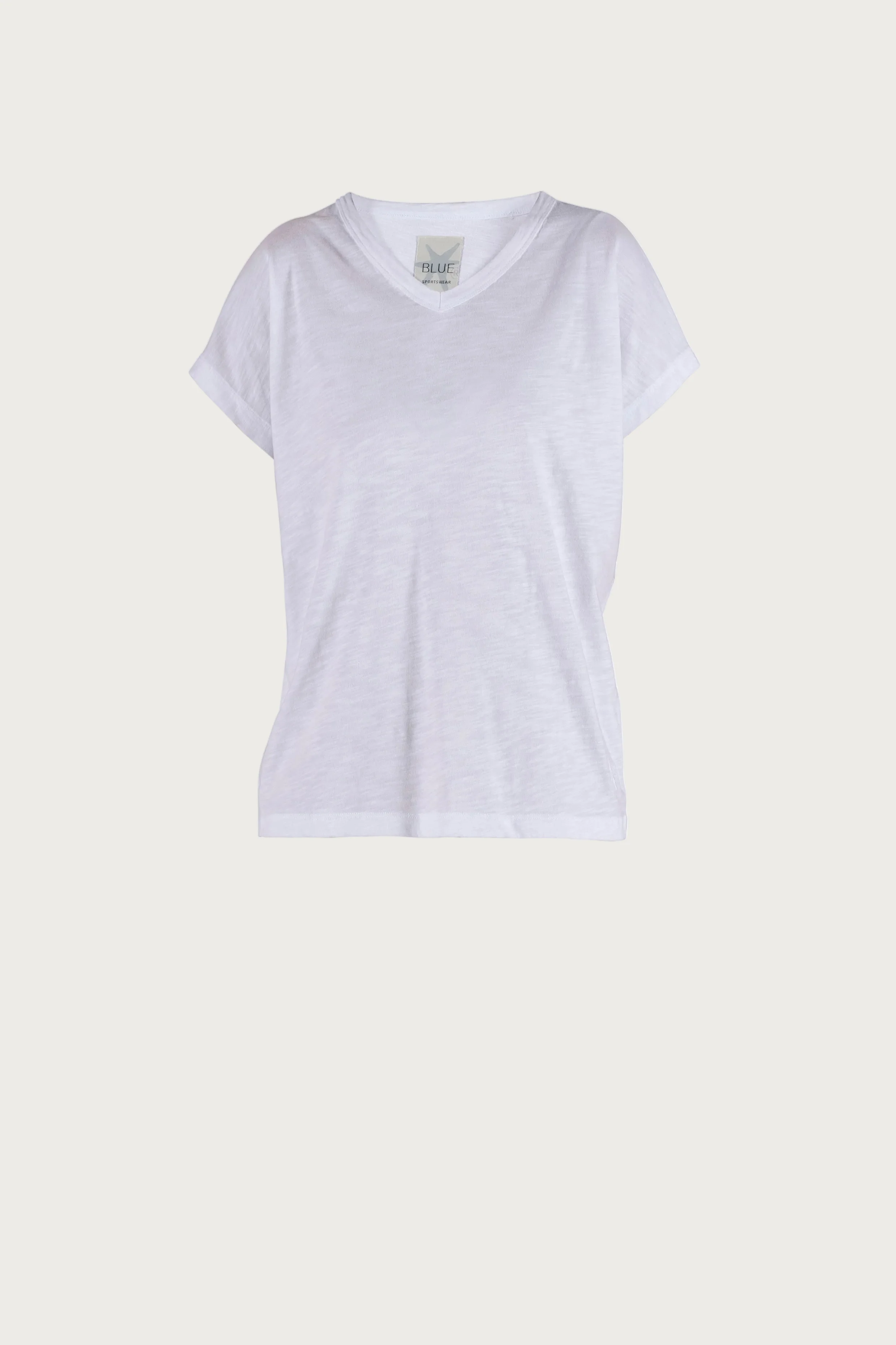 Lydia Flamé Tee - White