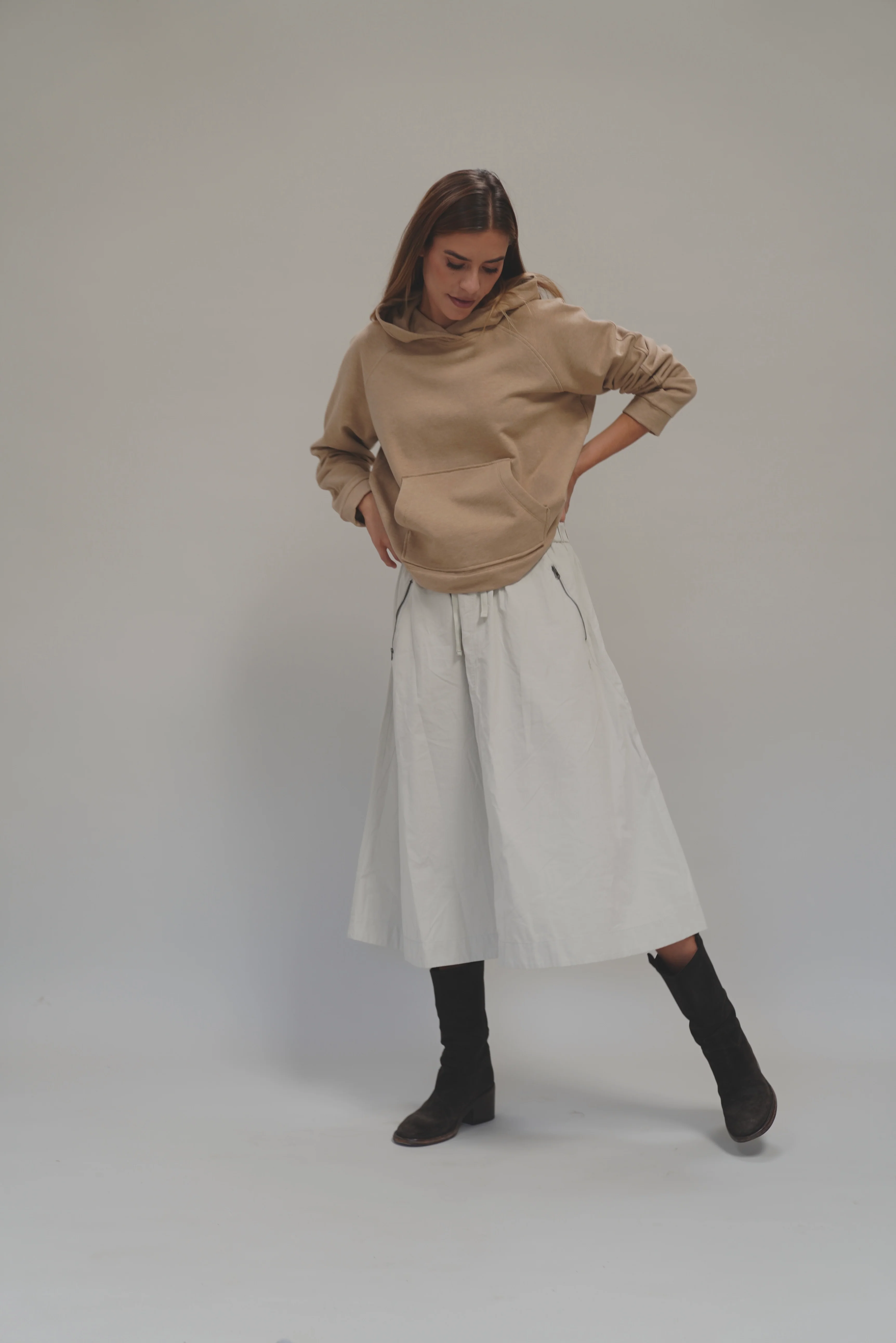 Melville Softtouch Skirt - Chalk - Image 4