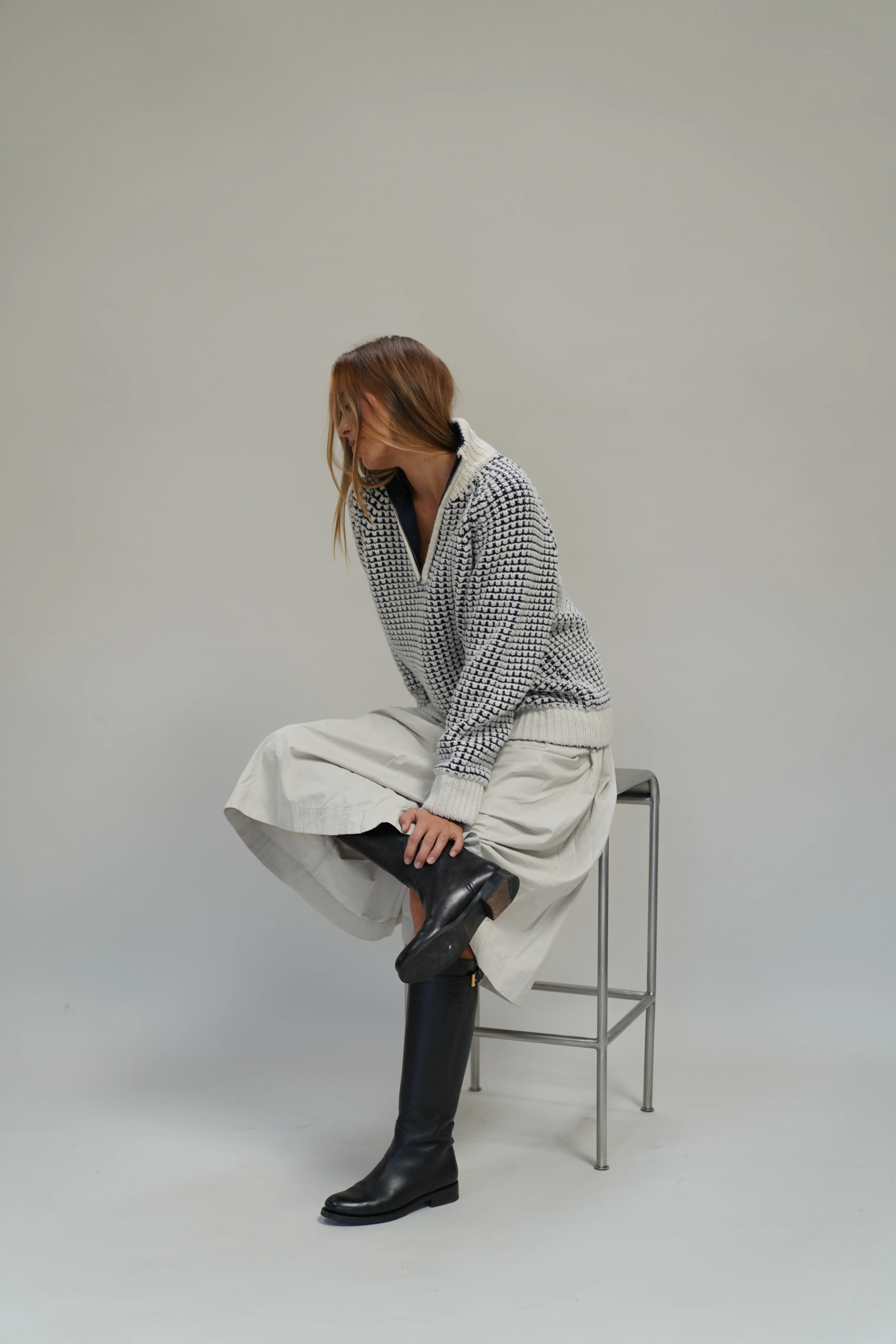 Melville Softtouch Skirt - Chalk - Image 5